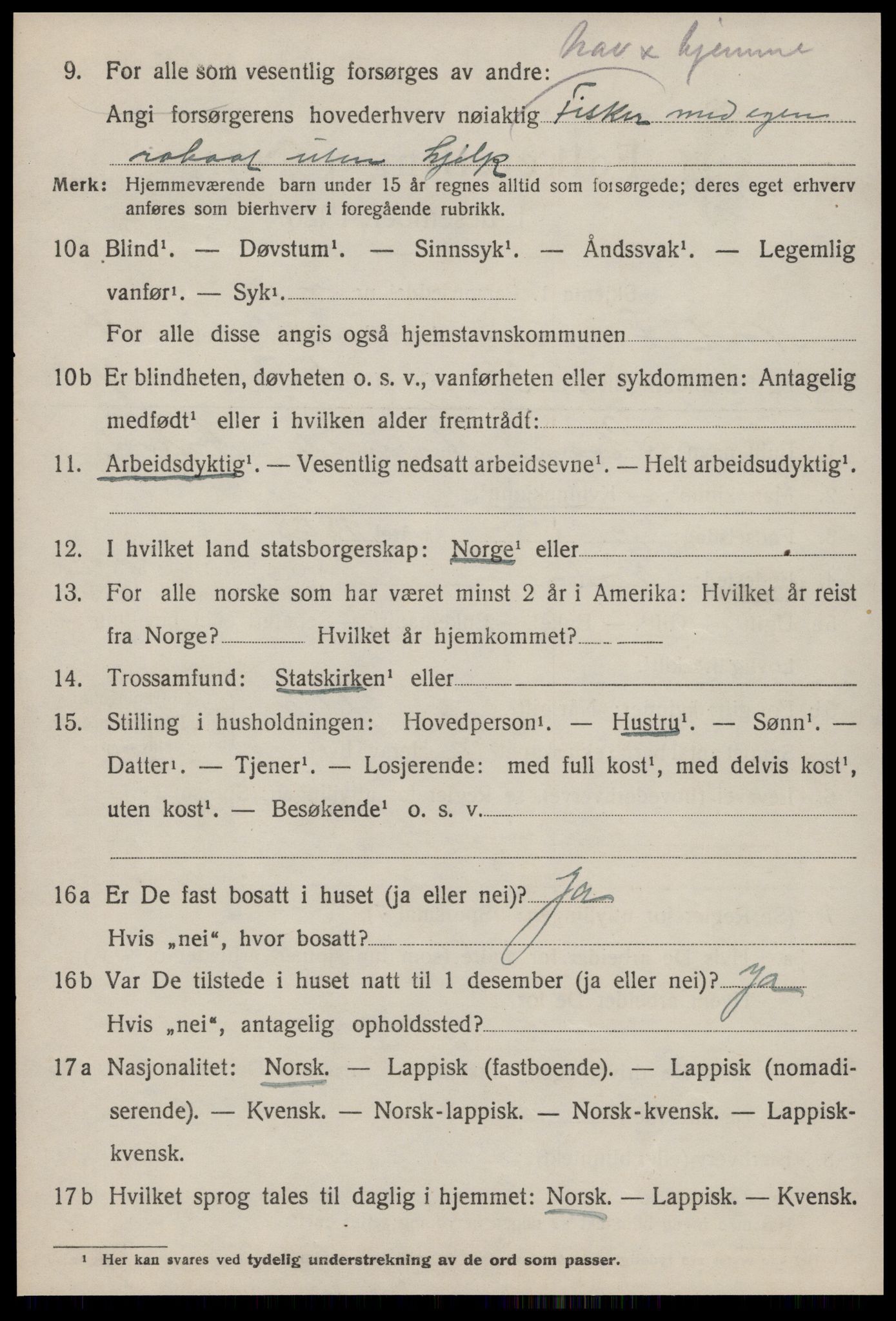 SAT, Folketelling 1920 for 1620 Nord-Frøya herred, 1920, s. 8534