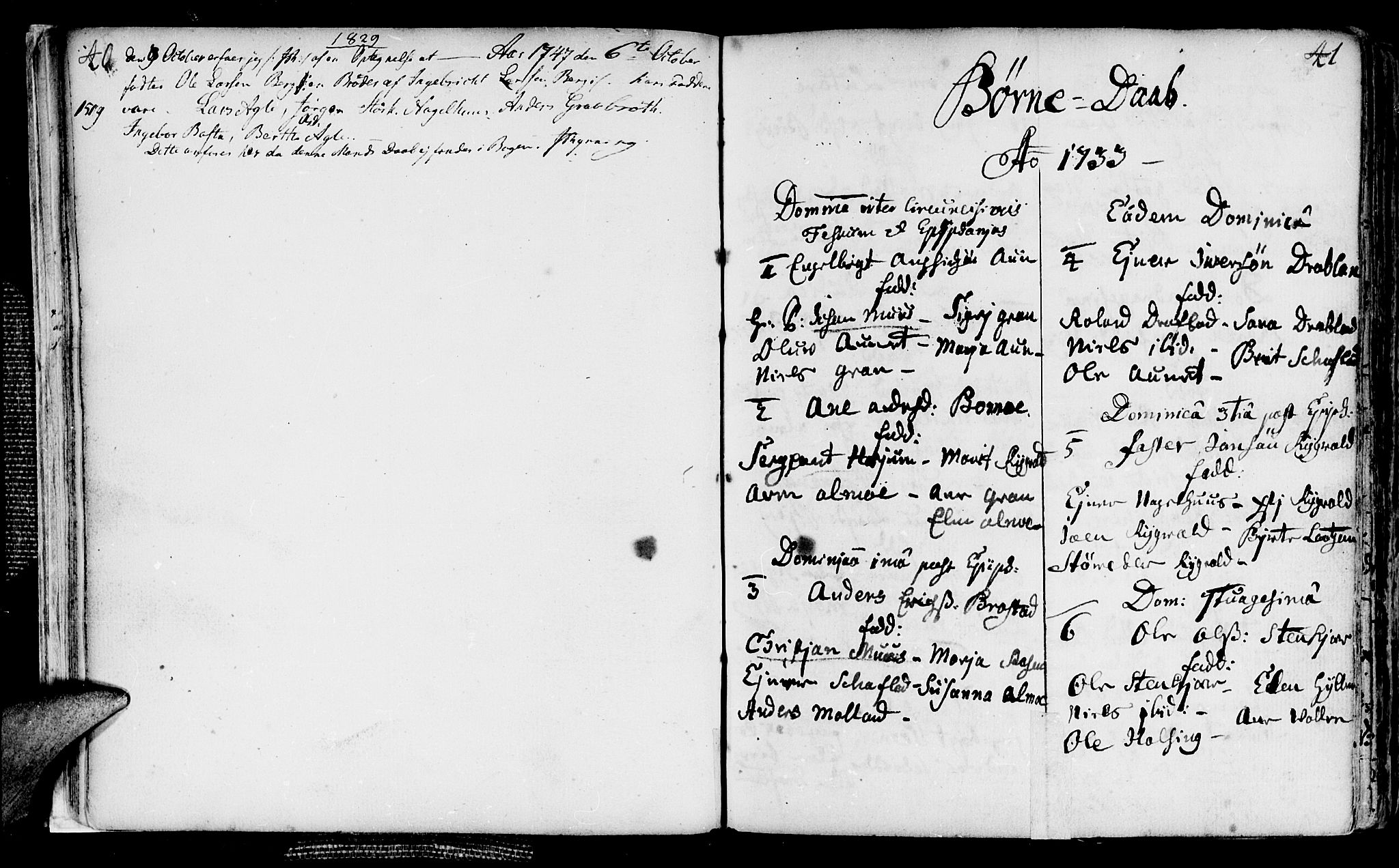 Ministerialprotokoller, klokkerbøker og fødselsregistre - Nord-Trøndelag, AV/SAT-A-1458/749/L0467: Ministerialbok nr. 749A01, 1733-1787, s. 40-41