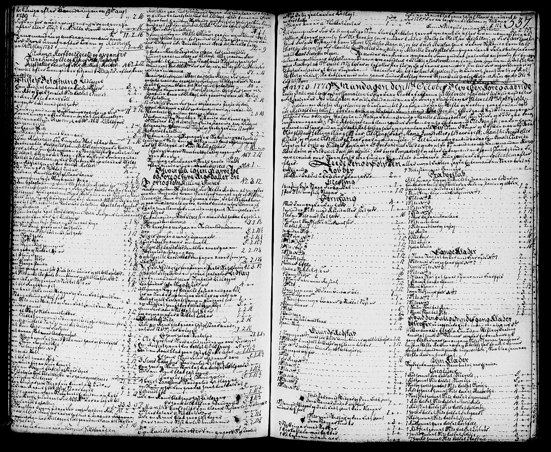 Orkdal sorenskriveri, SAT/A-4169/1/3/3Aa/L0007: Skifteprotokoller, 1767-1782, s. 536b-537a