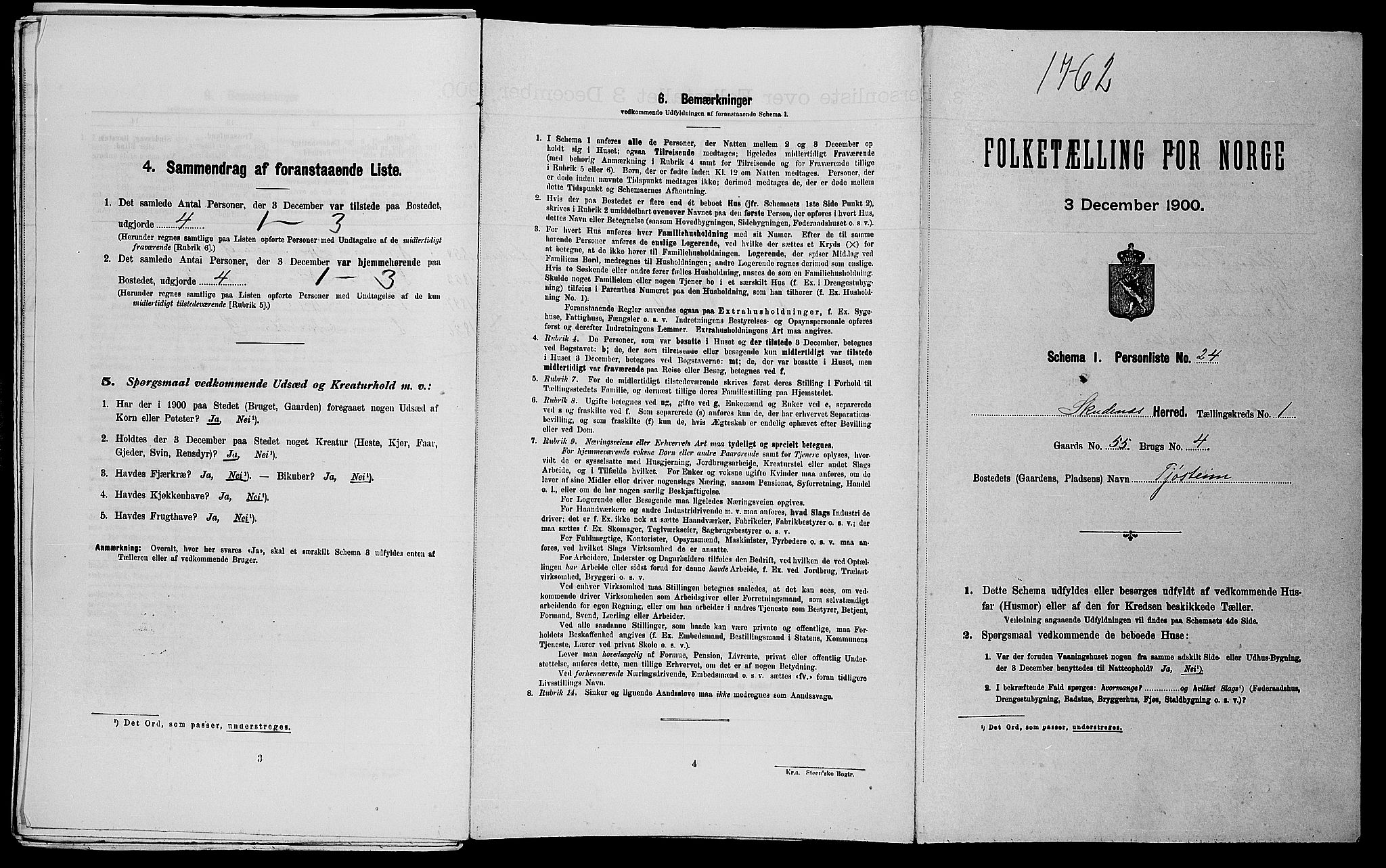 SAST, Folketelling 1900 for 1150 Skudenes herred, 1900, s. 133