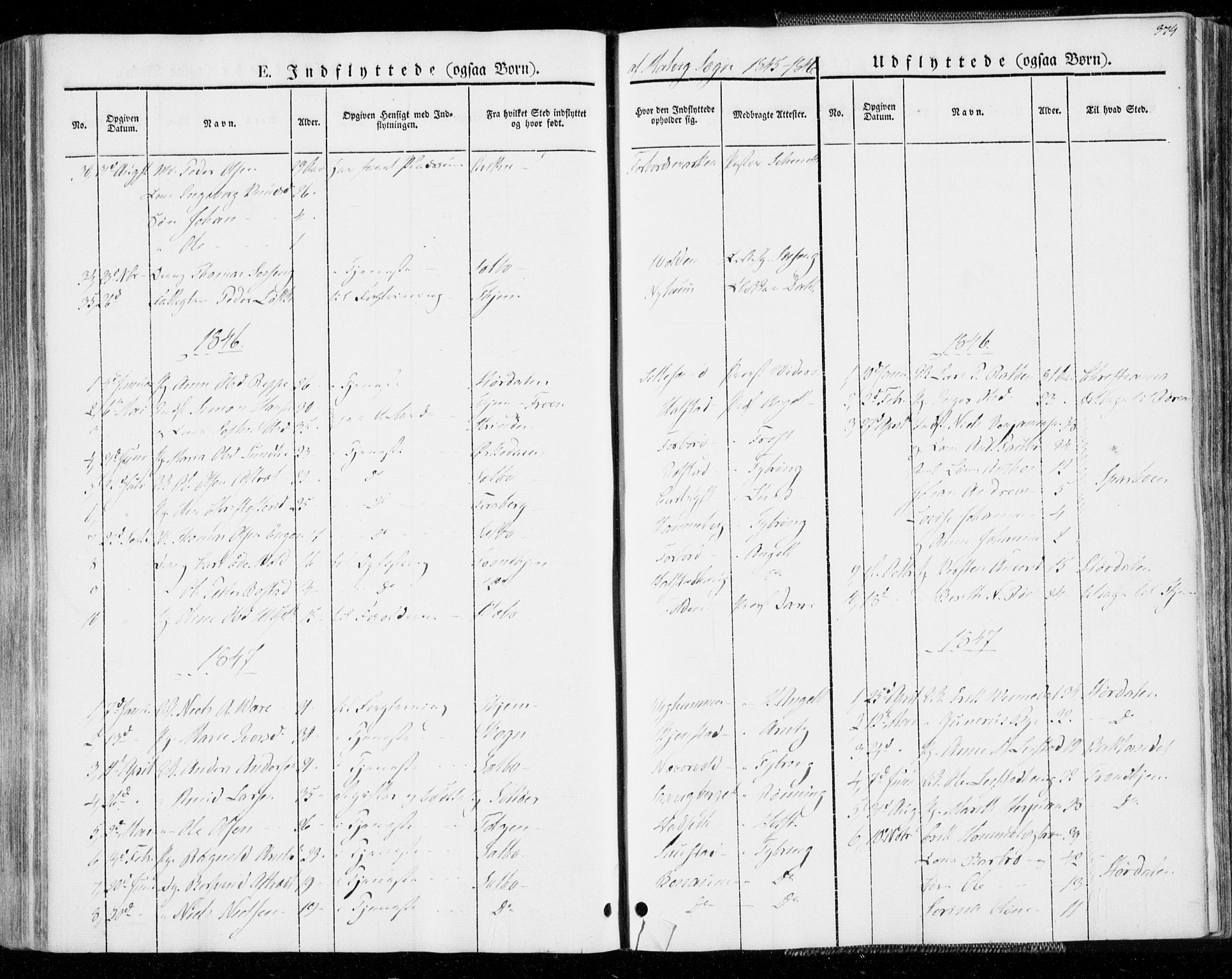 Ministerialprotokoller, klokkerbøker og fødselsregistre - Sør-Trøndelag, AV/SAT-A-1456/606/L0290: Ministerialbok nr. 606A05, 1841-1847, s. 374