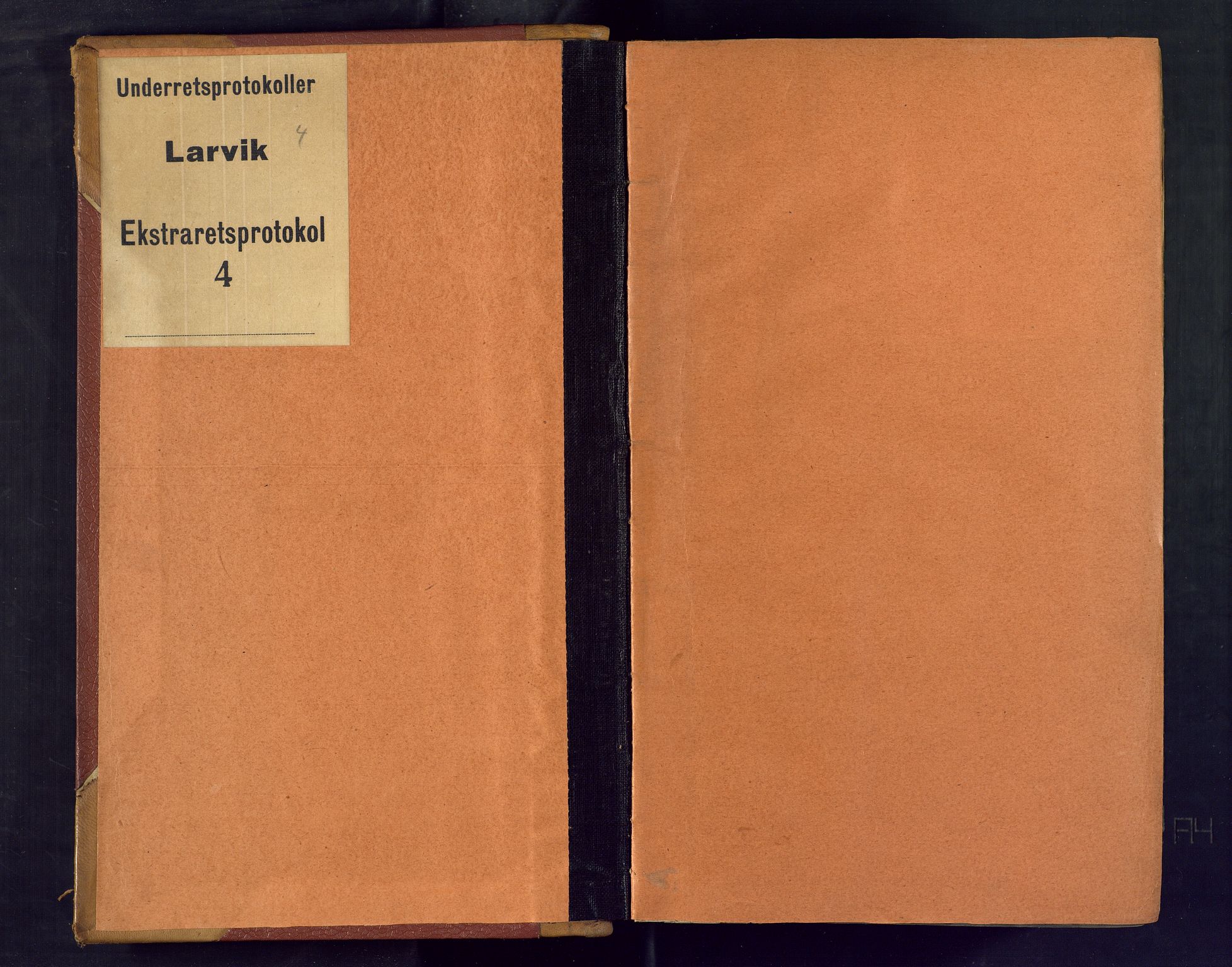 Larvik sorenskriveri, SAKO/A-83/F/Fc/L0004: Ekstrarettsprotokoll, 1835-1839