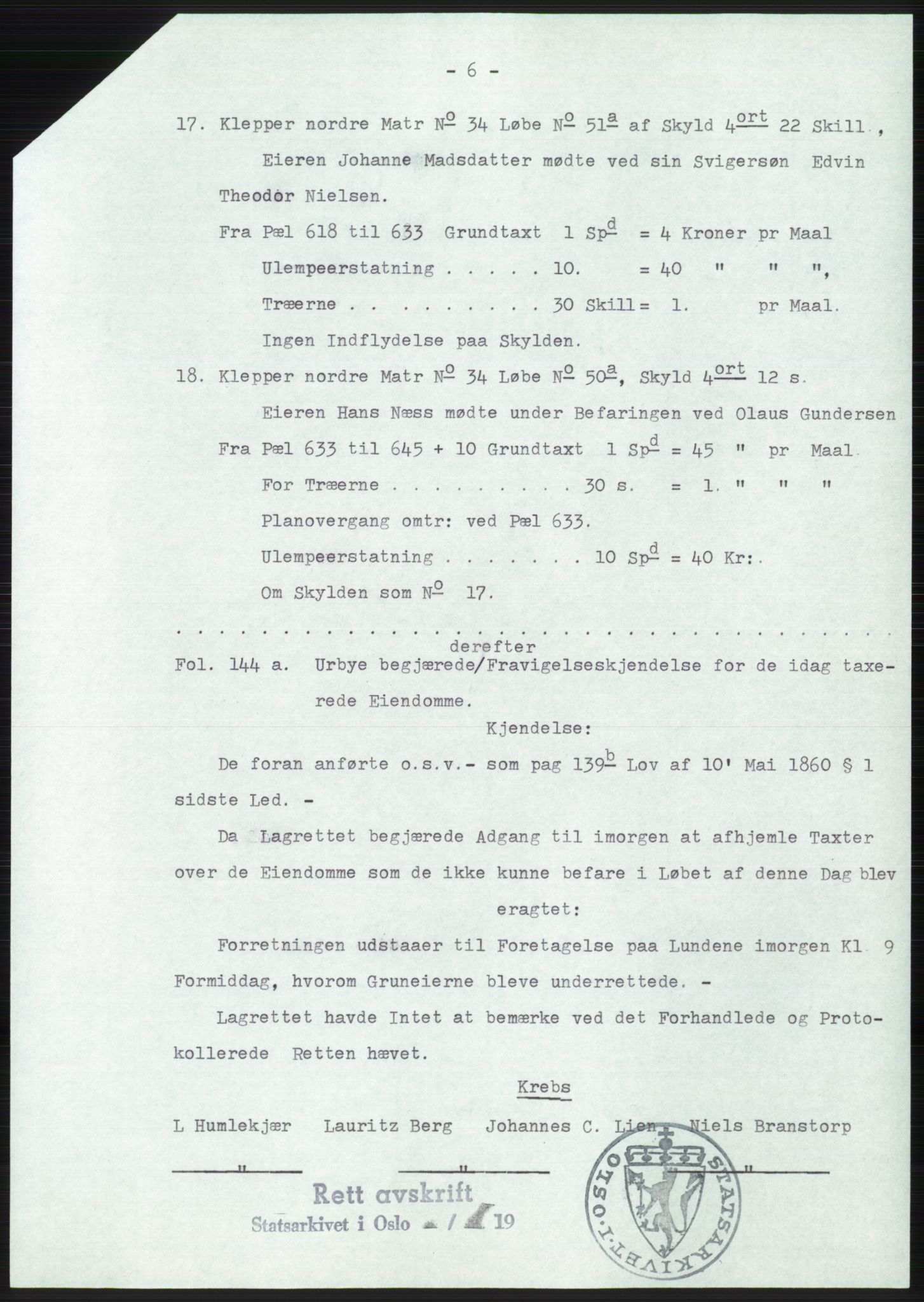 Statsarkivet i Oslo, SAO/A-10621/Z/Zd/L0038: Avskrifter, j.nr 31-3081/1979, 1979, s. 219