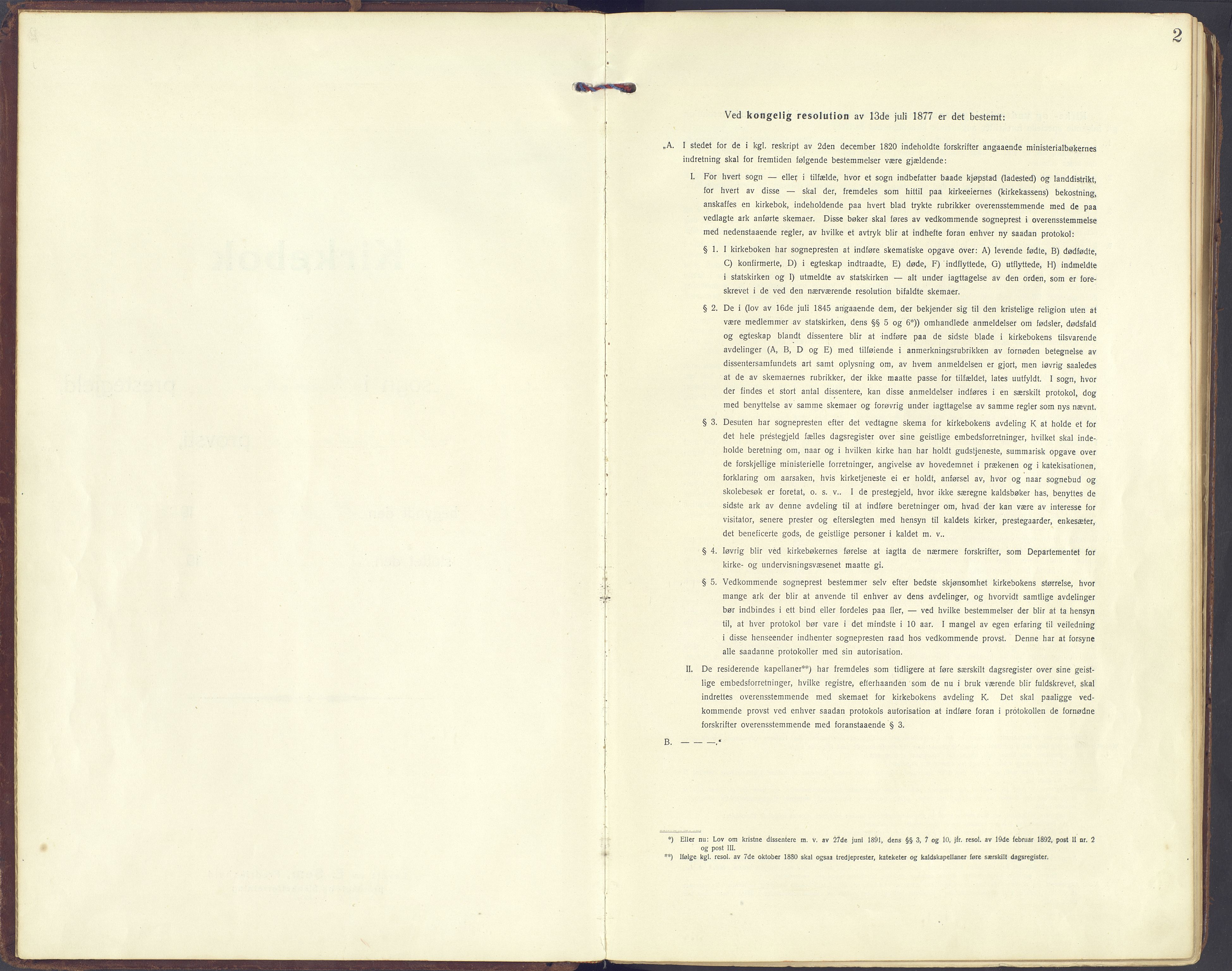 Sør-Fron prestekontor, SAH/PREST-010/H/Ha/Haa/L0005: Ministerialbok nr. 5, 1920-1933, s. 2