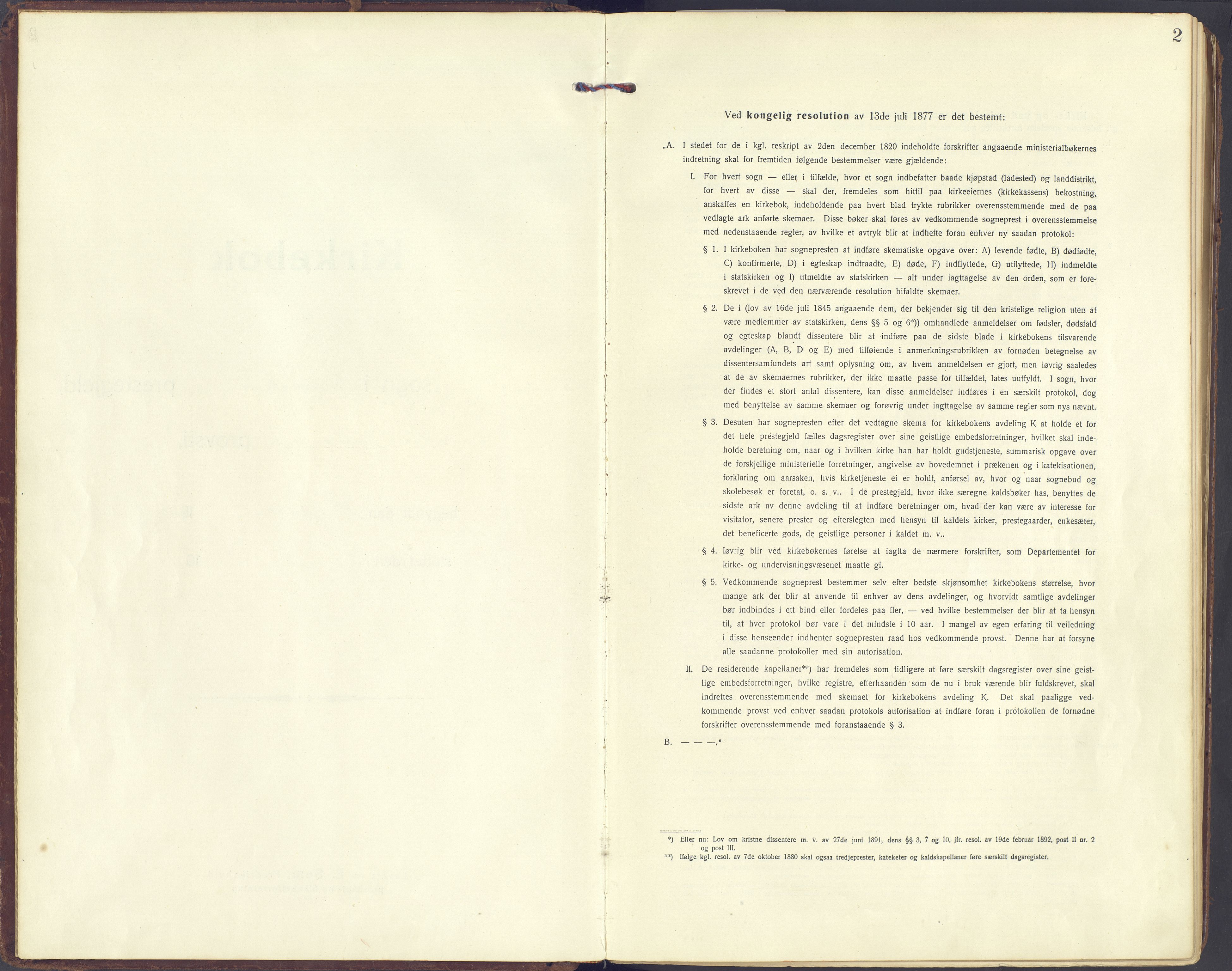 Sør-Fron prestekontor, AV/SAH-PREST-010/H/Ha/Haa/L0005: Ministerialbok nr. 5, 1920-1933, s. 2