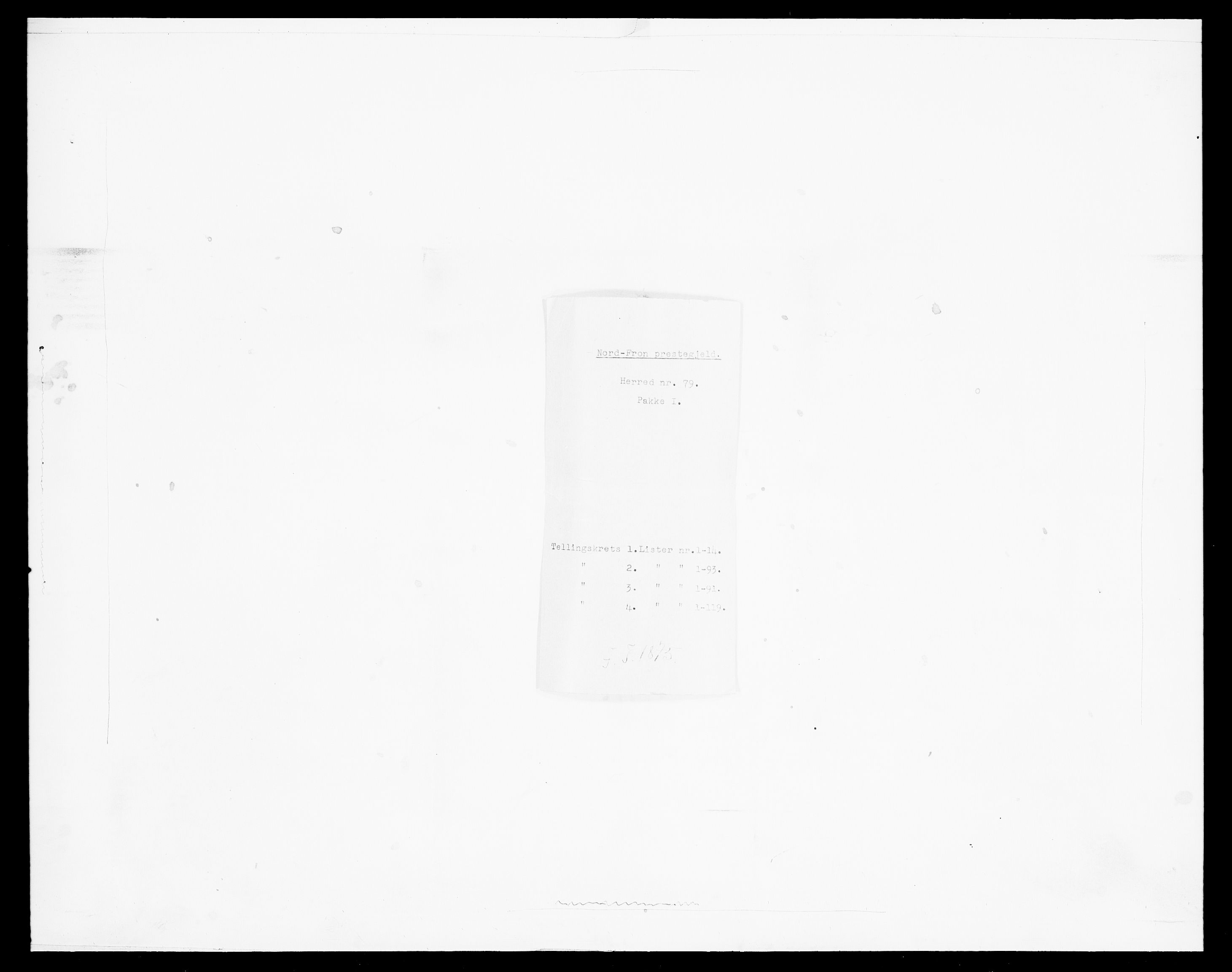 SAH, Folketelling 1875 for 0518P Nord-Fron prestegjeld, 1875, s. 108