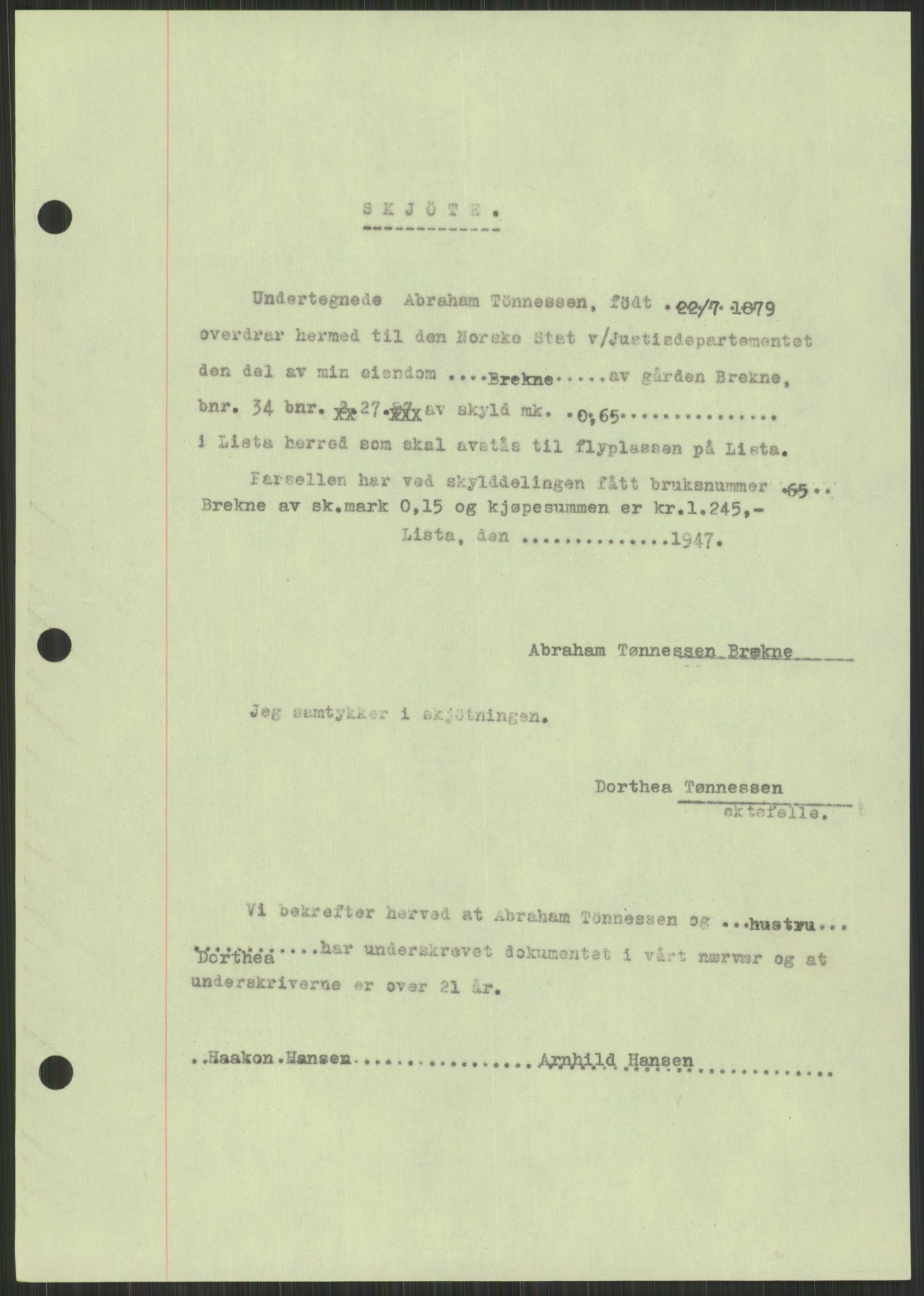 Forsvarsdepartementet, 10. kontor / Oppgjørskontoret, AV/RA-RAFA-1225/D/Db/L0182: Lista oppgjørskontor, 1942-1950, s. 125