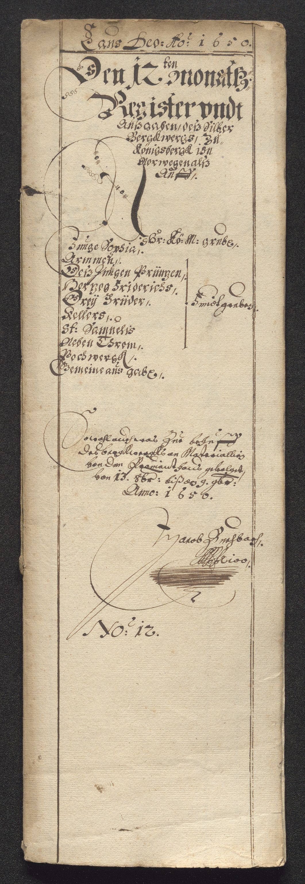 Kongsberg Sølvverk 1623-1816, SAKO/EA-3135/001/D/Dc/Dcd/L0024: Utgiftsregnskap for gruver m.m. , 1650, s. 247