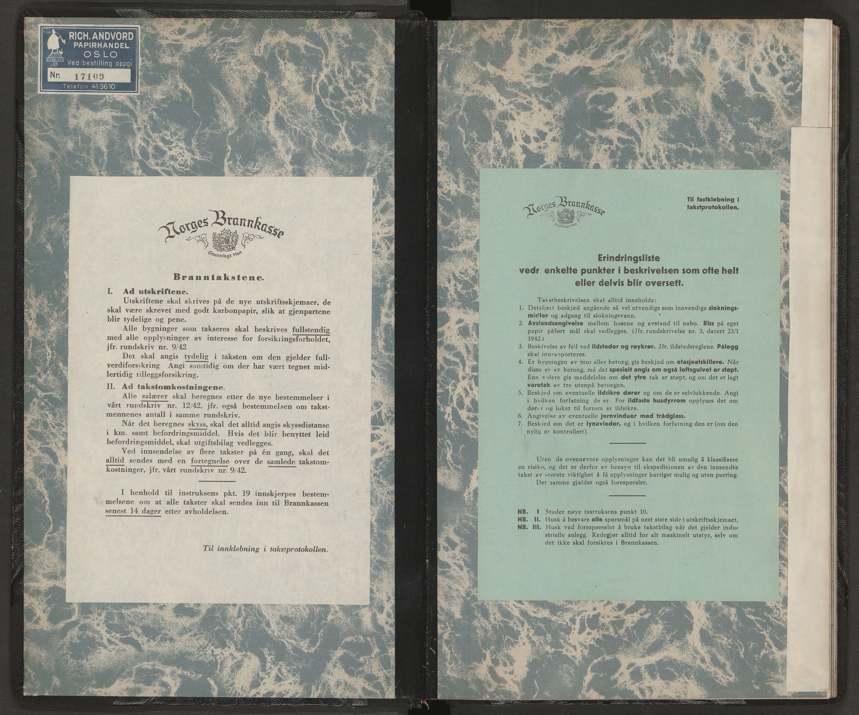 Norges brannkasse, branntakster Nes, AV/SAO-A-11392/F/Fa/L0004: Branntakstprotokoll, 1949-1952