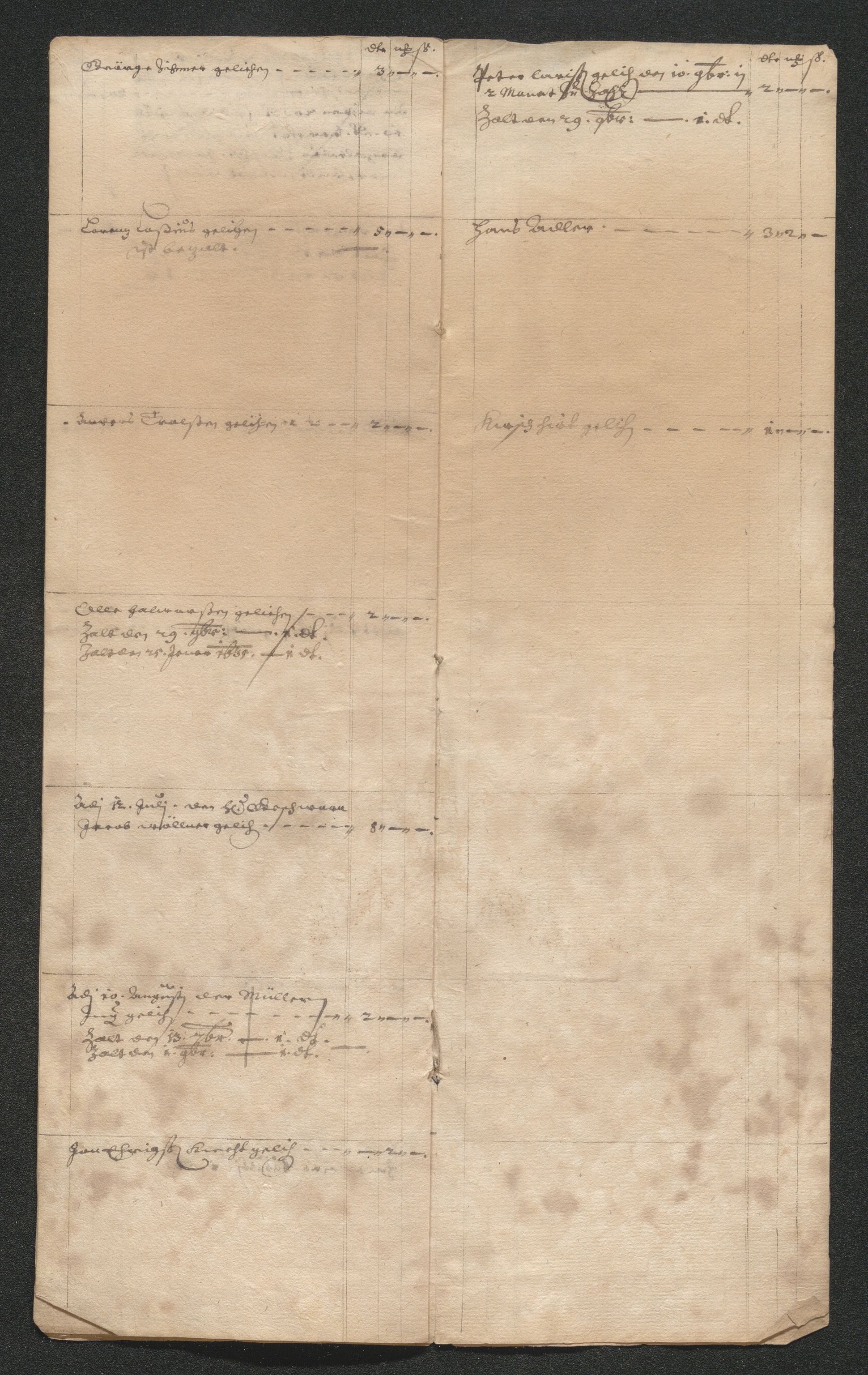 Kongsberg Sølvverk 1623-1816, AV/SAKO-EA-3135/001/D/Di/Dib/L0004: Regnskaper for knappschaftkassen , 1630-1663, s. 190