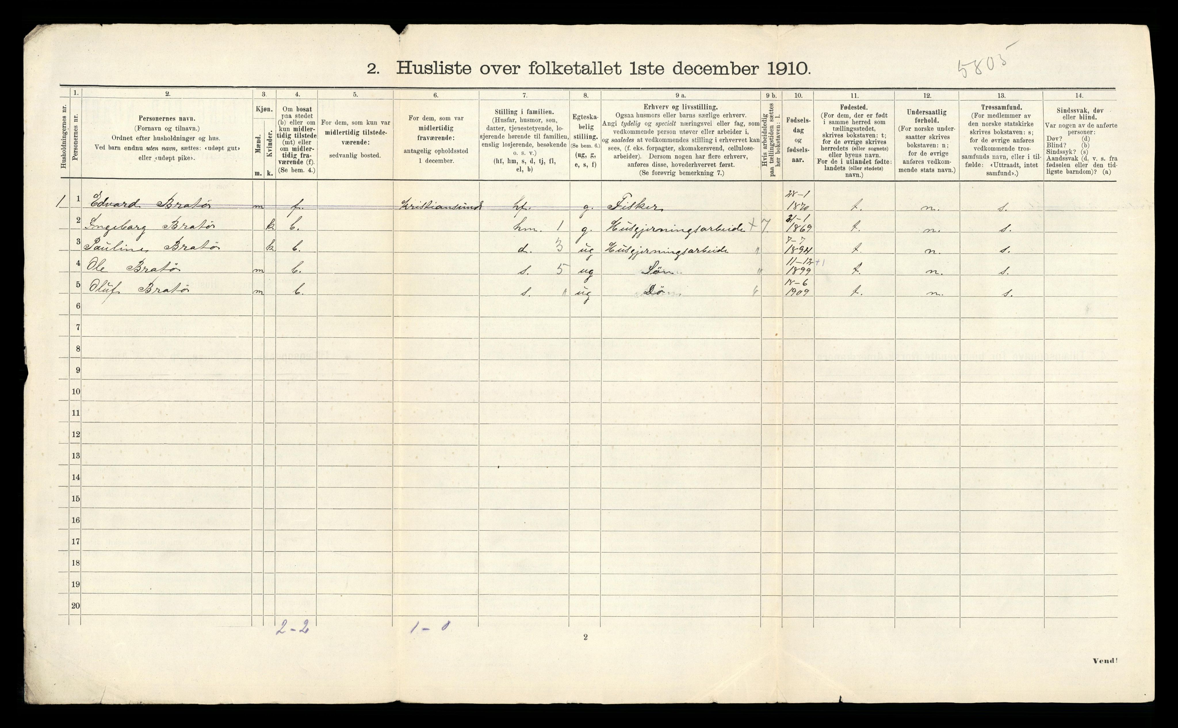 RA, Folketelling 1910 for 1556 Frei herred, 1910, s. 29