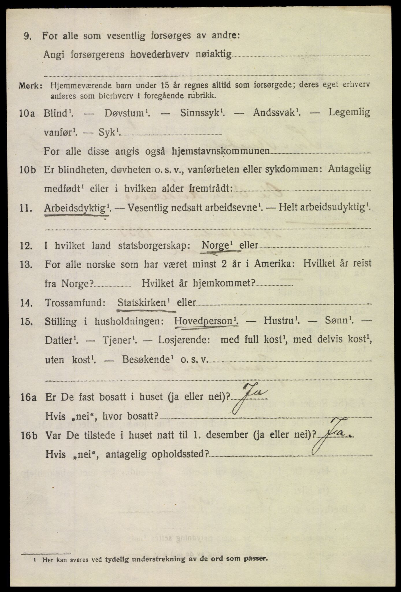 SAH, Folketelling 1920 for 0540 Sør-Aurdal herred, 1920, s. 2746