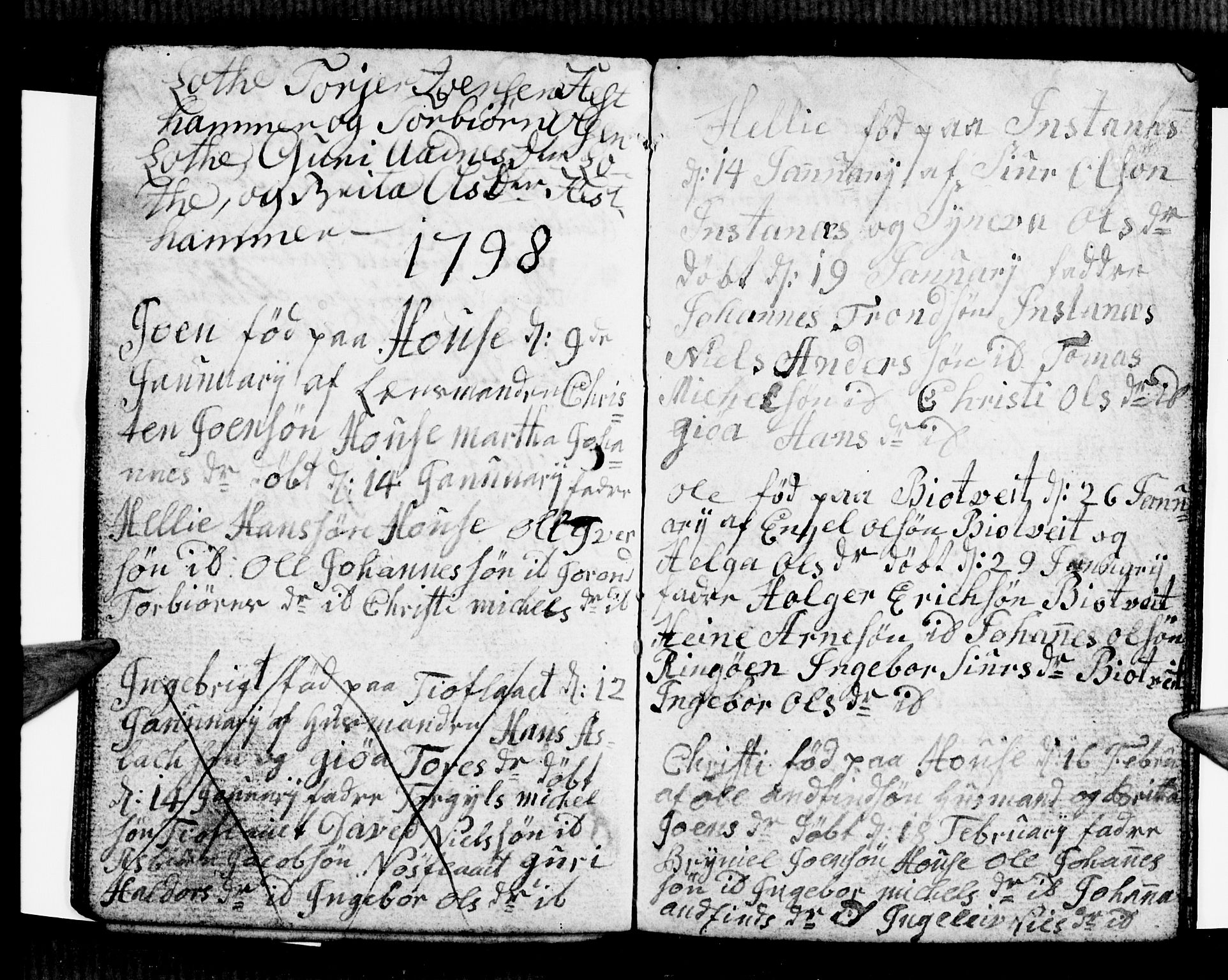 Ullensvang sokneprestembete, SAB/A-78701/H/Hab: Klokkerbok nr. E 3, 1797-1800
