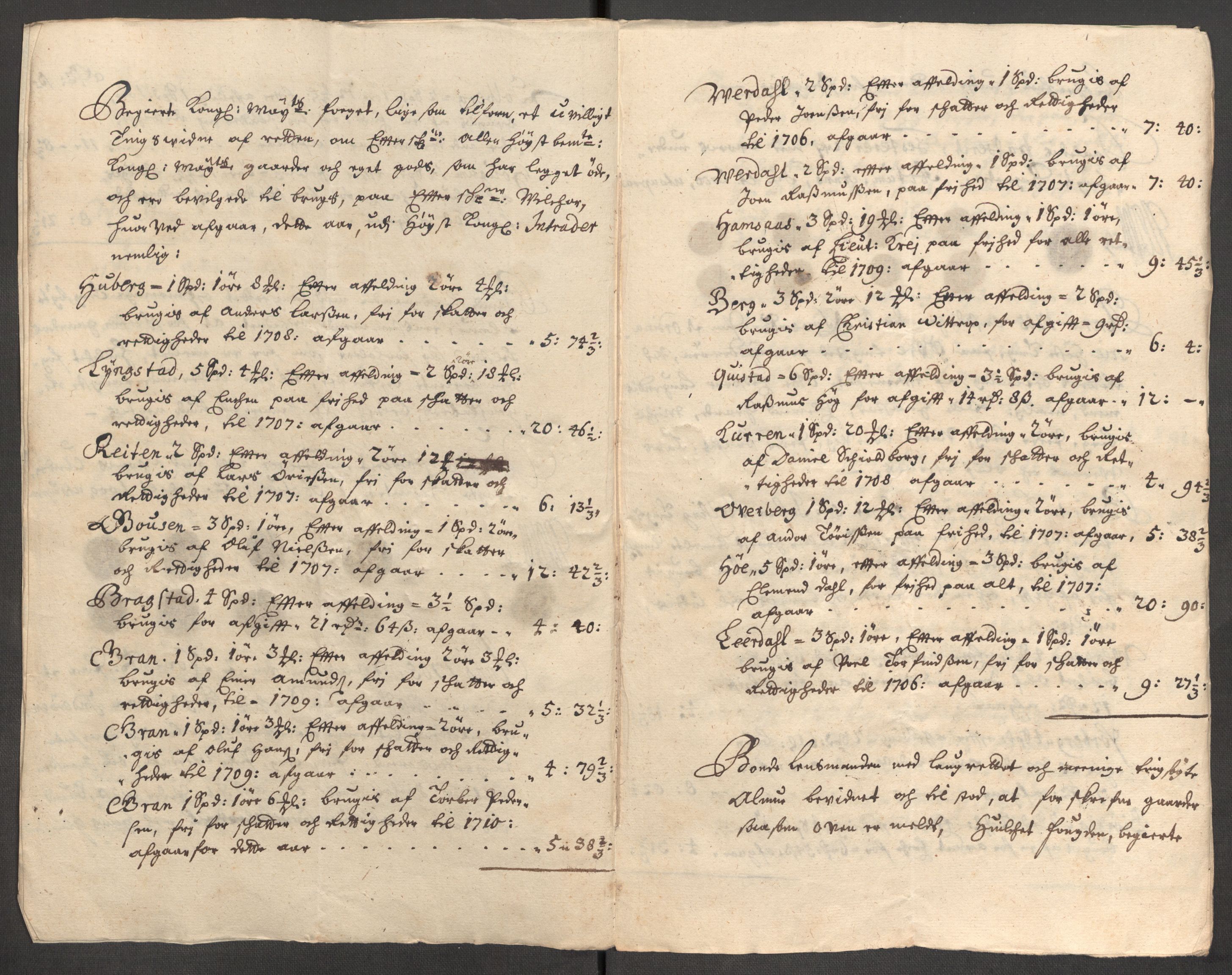 Rentekammeret inntil 1814, Reviderte regnskaper, Fogderegnskap, AV/RA-EA-4092/R63/L4314: Fogderegnskap Inderøy, 1705, s. 169