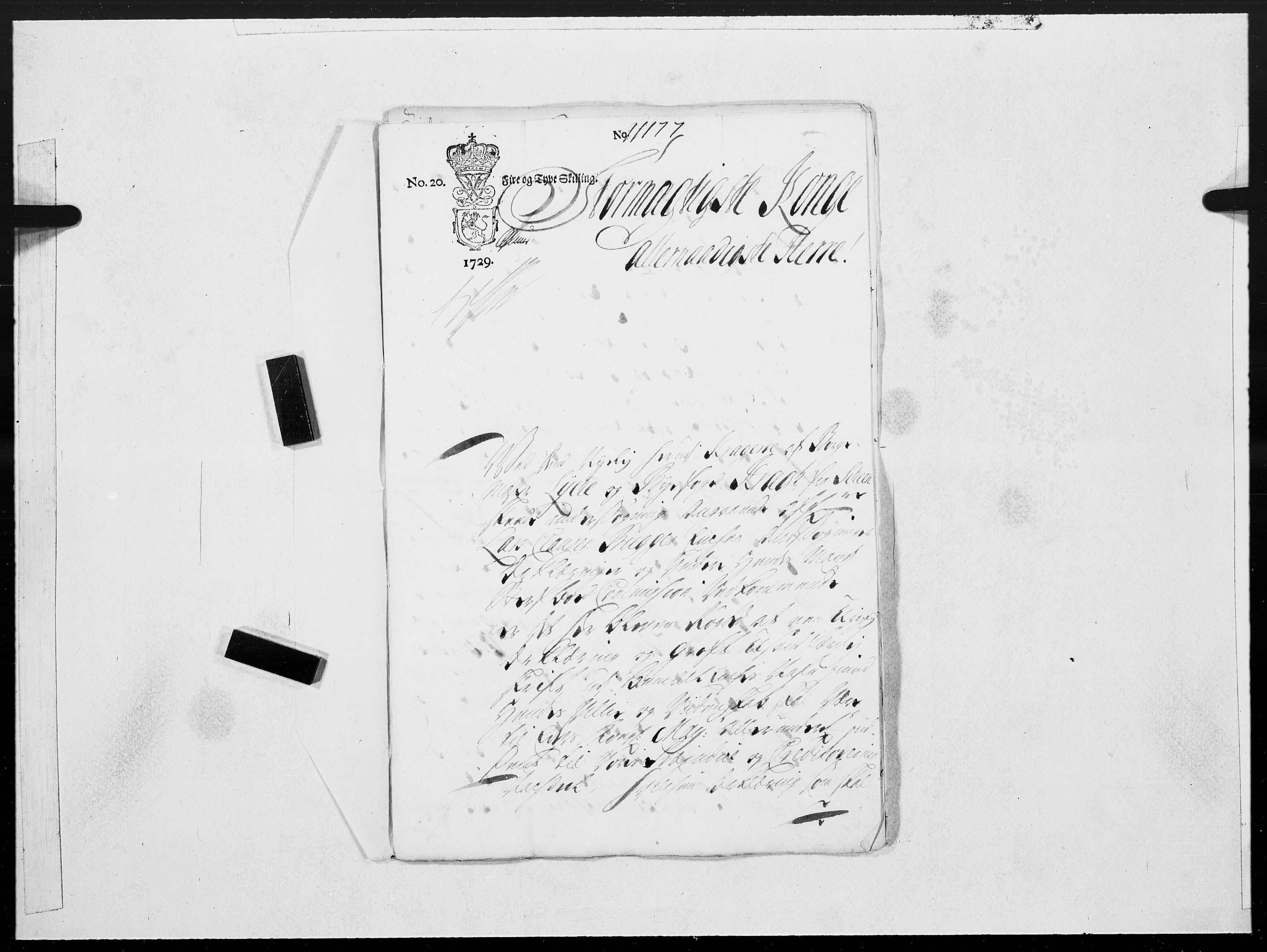 Danske Kanselli 1572-1799, AV/RA-EA-3023/F/Fc/Fcc/Fcca/L0106: Norske innlegg 1572-1799, 1730, s. 10