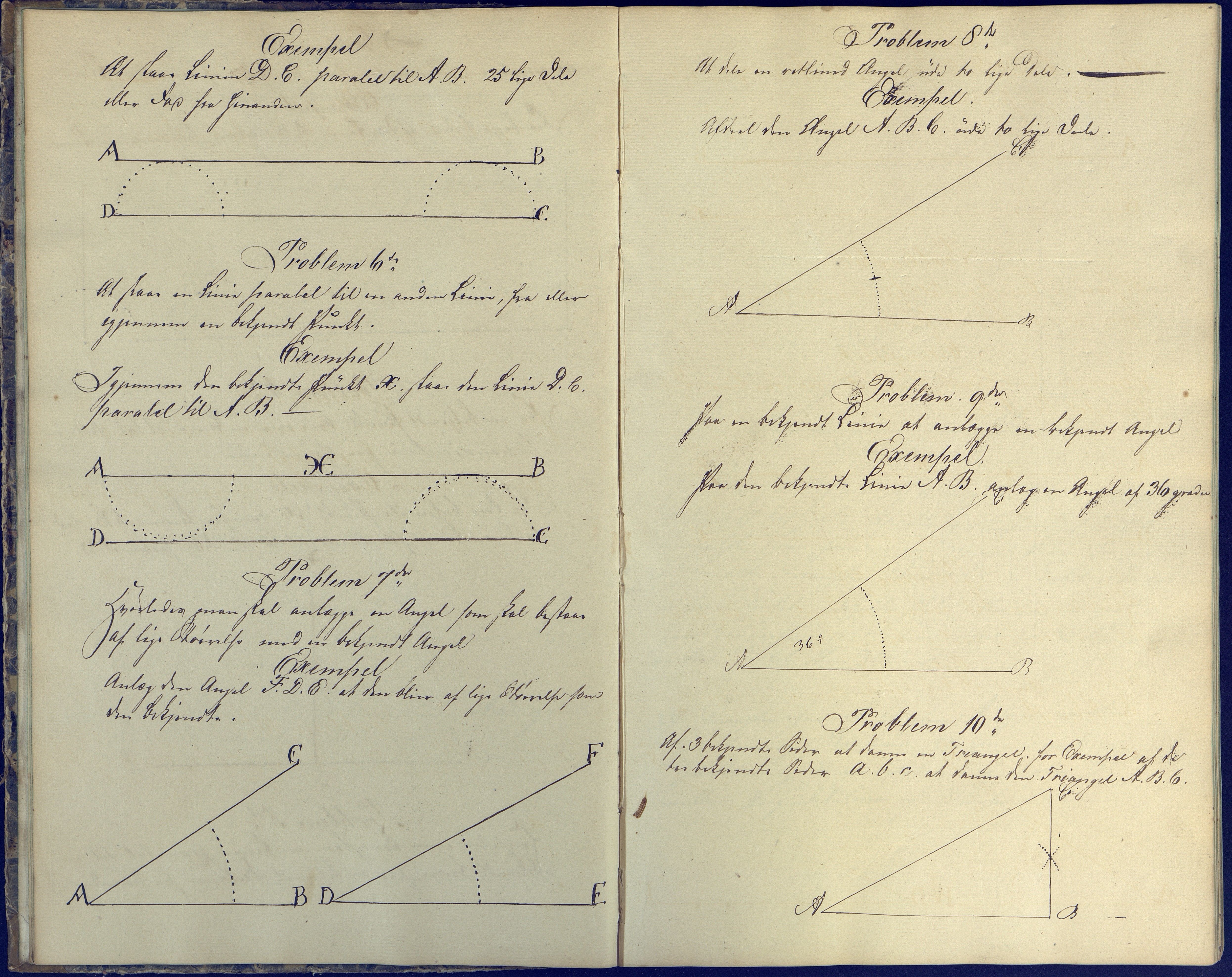 Samling av navigasjonsbøker, AAKS/PA-2806/Y/Y01/L0001/0003: Håndskrevne navigasjonsbøker / Navigationen efter Hr. Prof. Lous` lærebog. Håndskrevet av Henrich Anton Bentzen