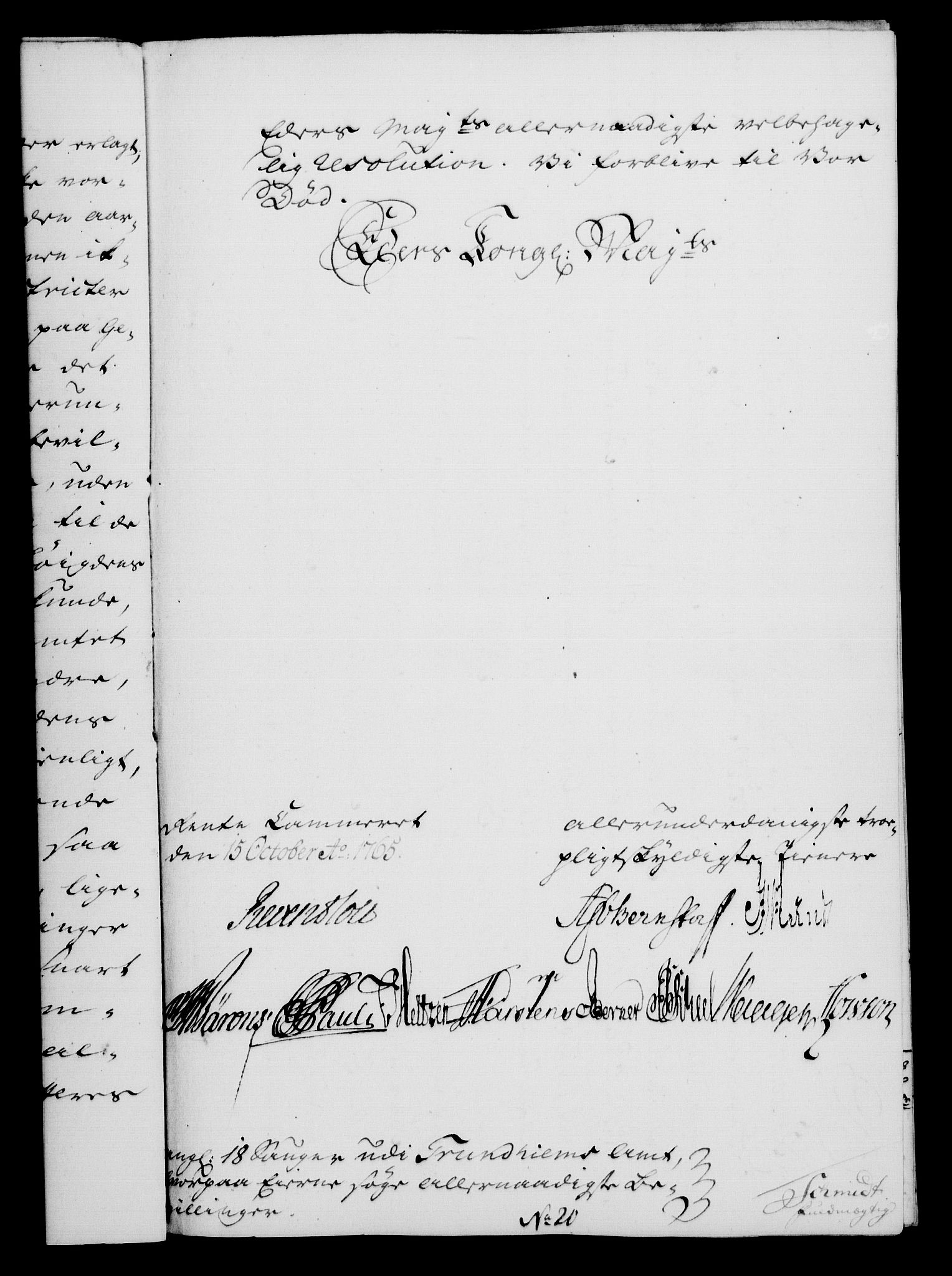 Rentekammeret, Kammerkanselliet, RA/EA-3111/G/Gf/Gfa/L0047: Norsk relasjons- og resolusjonsprotokoll (merket RK 52.47), 1765, s. 388
