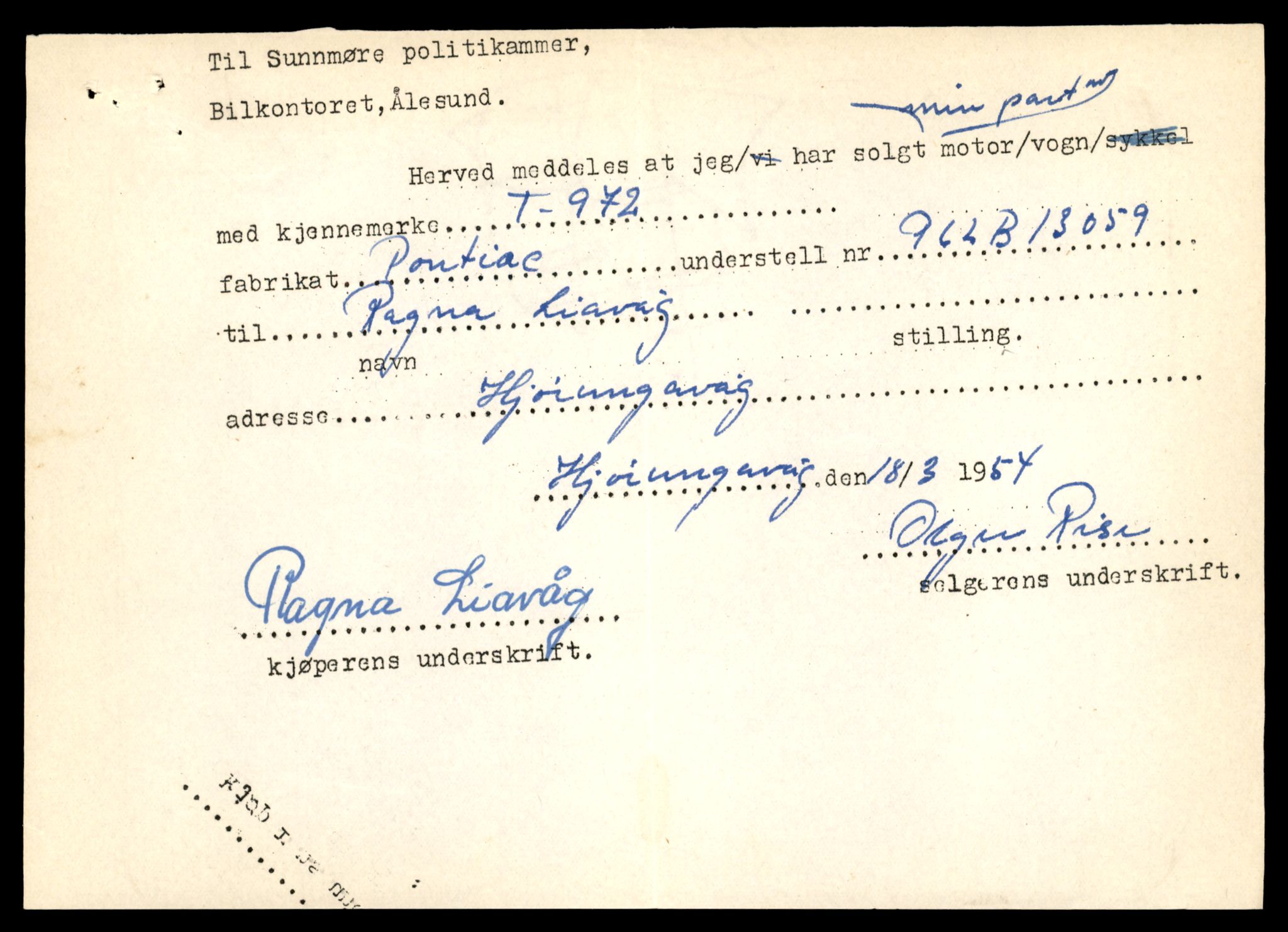 Møre og Romsdal vegkontor - Ålesund trafikkstasjon, AV/SAT-A-4099/F/Fe/L0045: Registreringskort for kjøretøy T 14320 - T 14444, 1927-1998, s. 2725