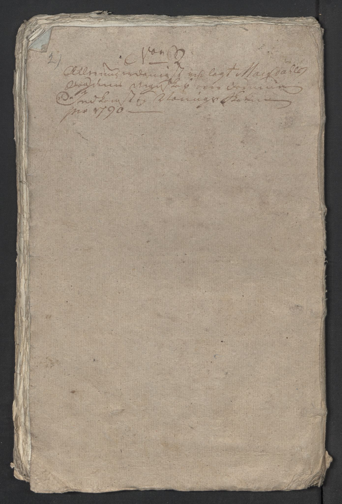 Rentekammeret inntil 1814, Reviderte regnskaper, Mindre regnskaper, AV/RA-EA-4068/Rf/Rfe/L0023: Mandal fogderi, 1789, s. 322