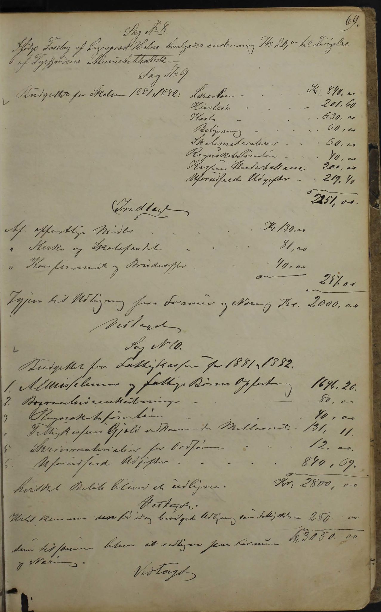 Tysfjord kommune. Formannskapet, AIN/K-18500.150/100/L0001: Forhandlingsprotokoll for Tysfjordens formandskab, 1869-1895