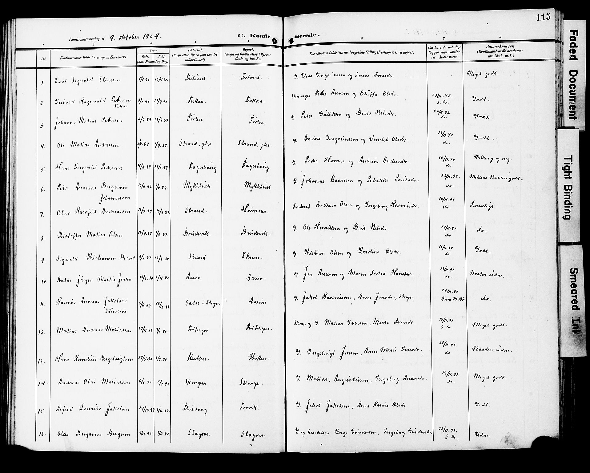 Ministerialprotokoller, klokkerbøker og fødselsregistre - Møre og Romsdal, AV/SAT-A-1454/501/L0018: Klokkerbok nr. 501C04, 1902-1930, s. 115