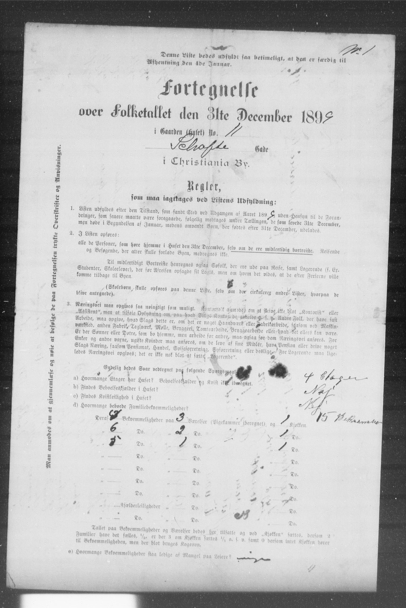 OBA, Kommunal folketelling 31.12.1899 for Kristiania kjøpstad, 1899, s. 11793