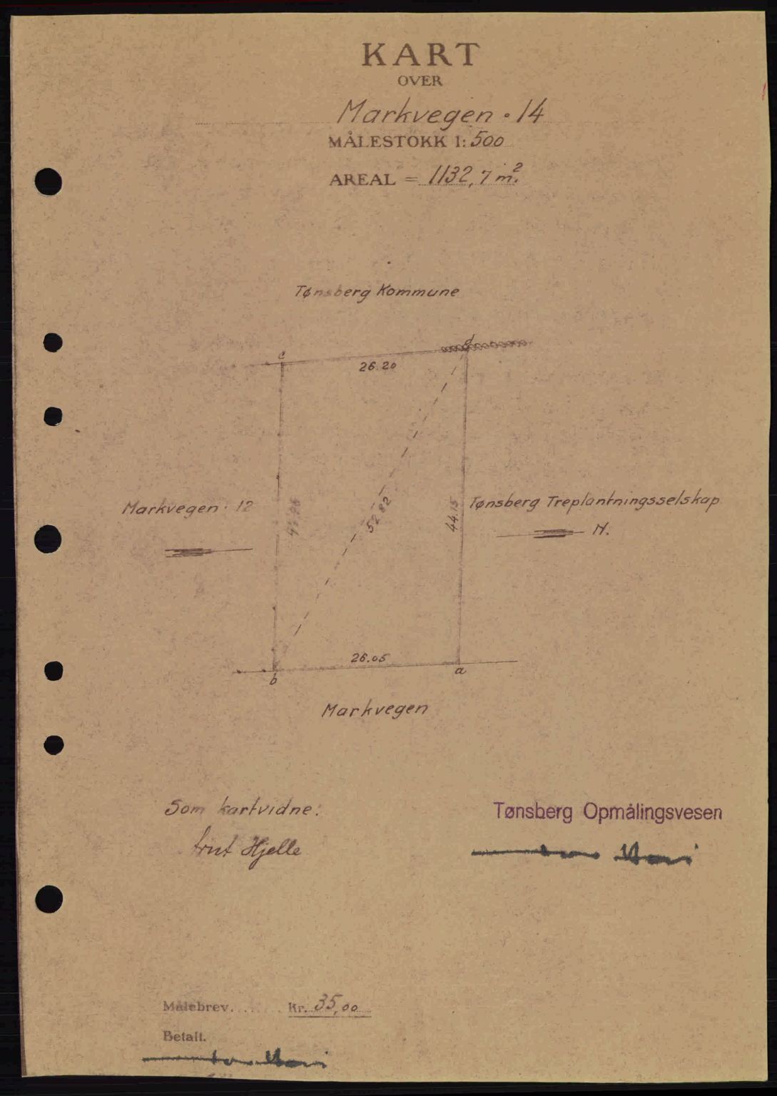 Tønsberg sorenskriveri, AV/SAKO-A-130/G/Ga/Gaa/L0014: Pantebok nr. A14, 1943-1944, Dagboknr: 2707/1943