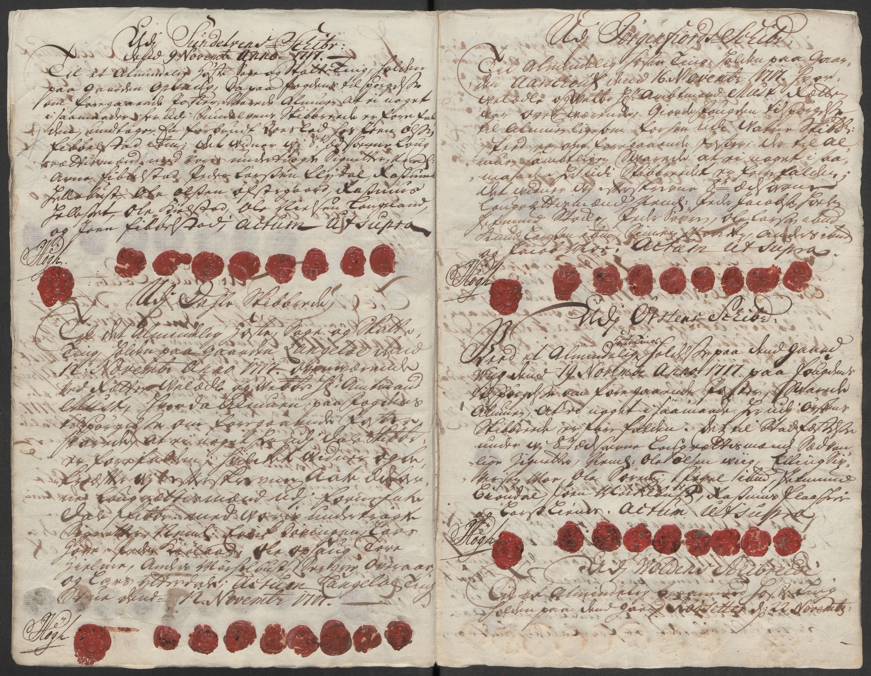 Rentekammeret inntil 1814, Reviderte regnskaper, Fogderegnskap, AV/RA-EA-4092/R54/L3569: Fogderegnskap Sunnmøre, 1717, s. 63