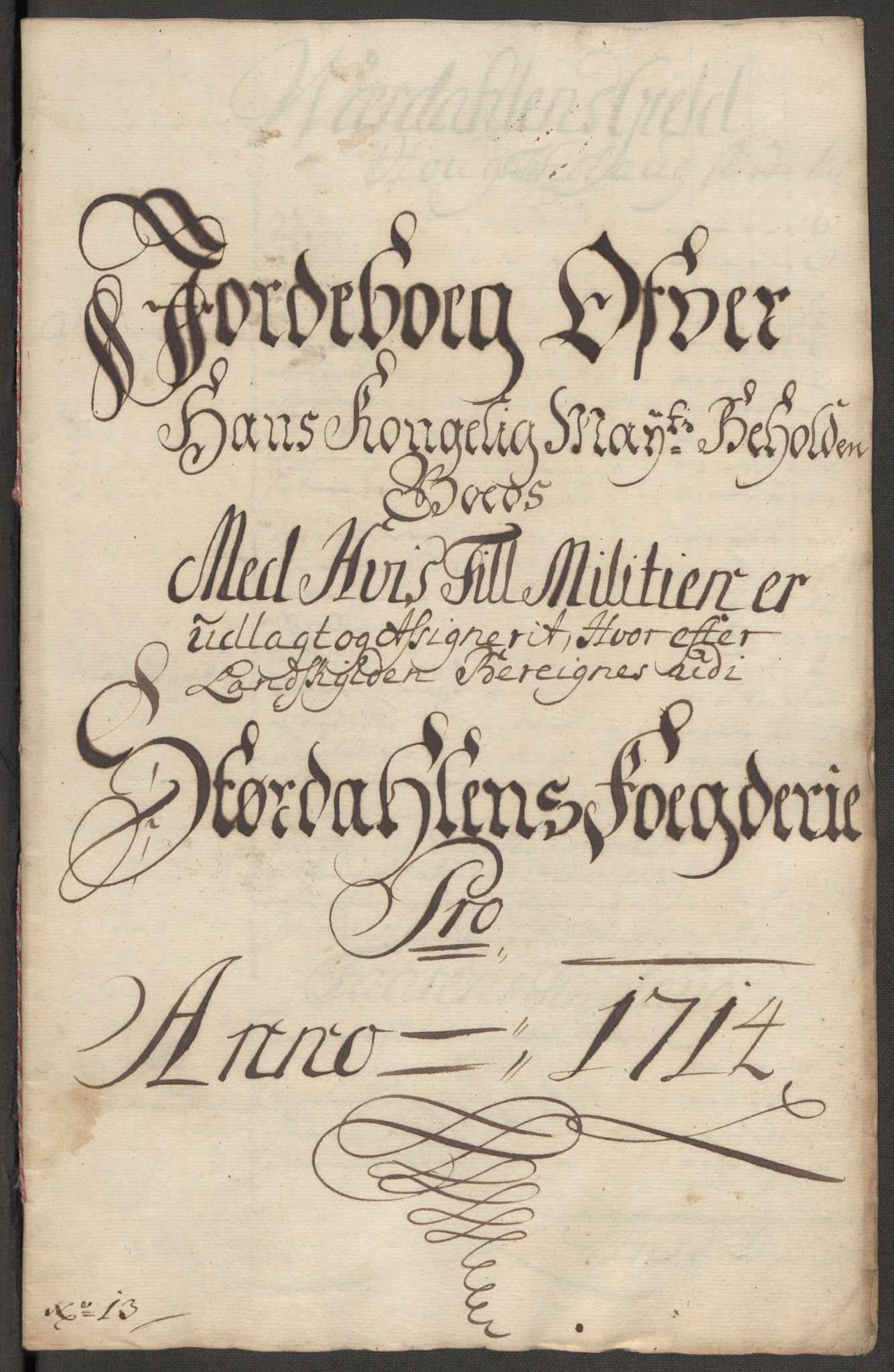 Rentekammeret inntil 1814, Reviderte regnskaper, Fogderegnskap, AV/RA-EA-4092/R62/L4204: Fogderegnskap Stjørdal og Verdal, 1714, s. 164