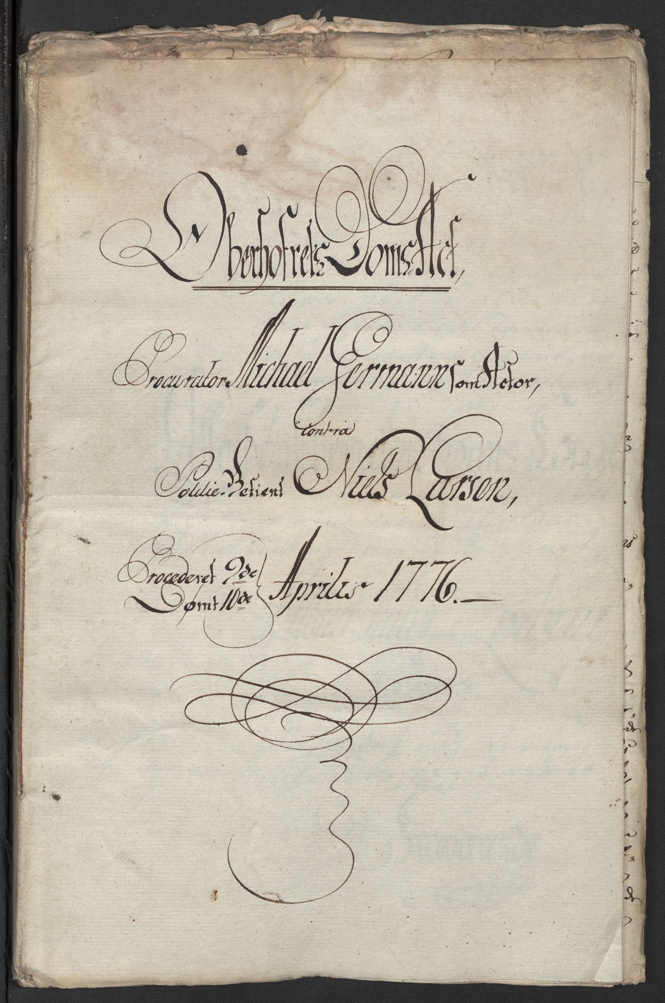Kristiania stiftamt, SAO/A-10386/G/Gm/L0011: Domsakter og forhør, 1776, s. 52