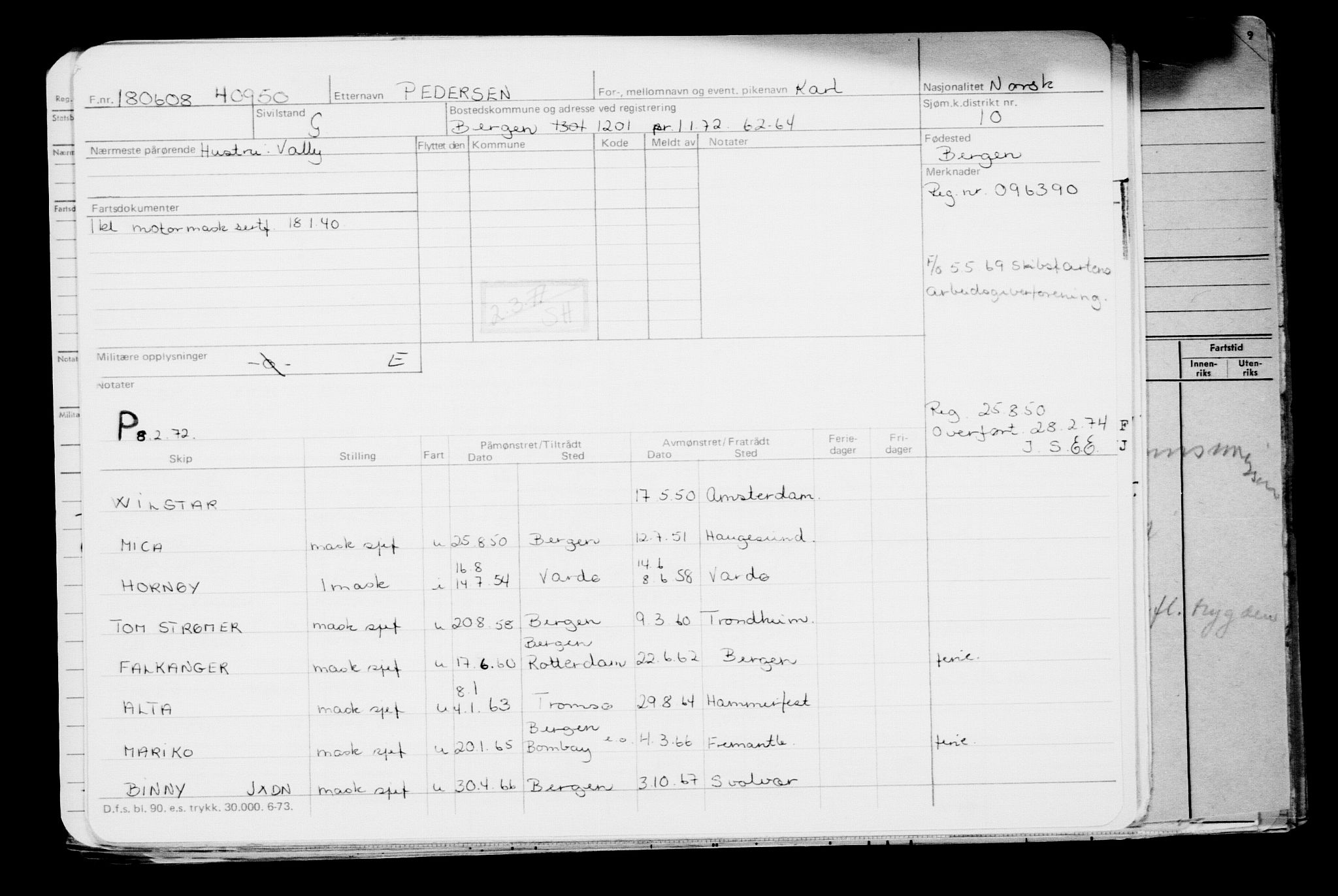 Direktoratet for sjømenn, AV/RA-S-3545/G/Gb/L0077: Hovedkort, 1908, s. 664