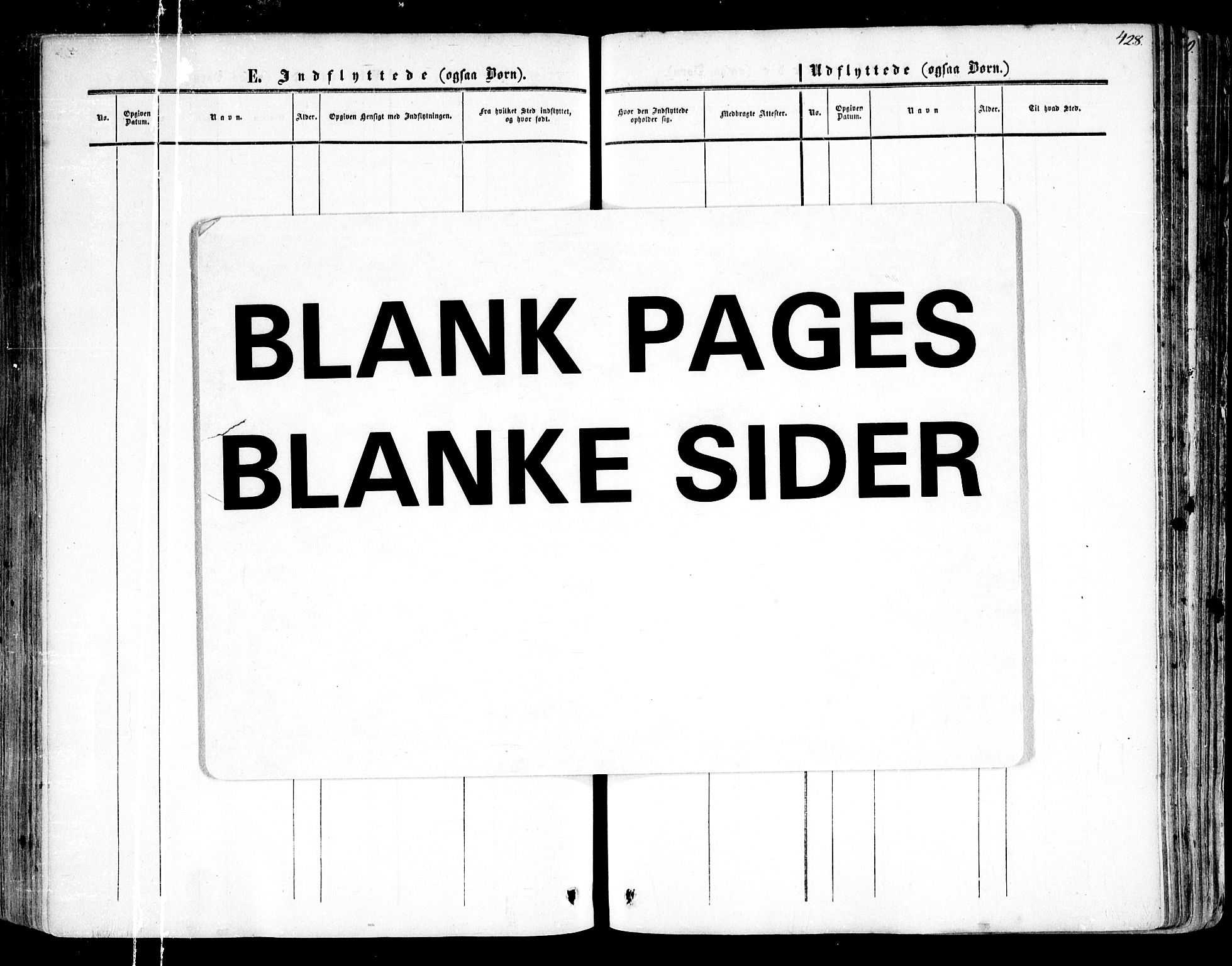 Rygge prestekontor Kirkebøker, AV/SAO-A-10084b/F/Fa/L0005: Ministerialbok nr. 5, 1852-1871, s. 428