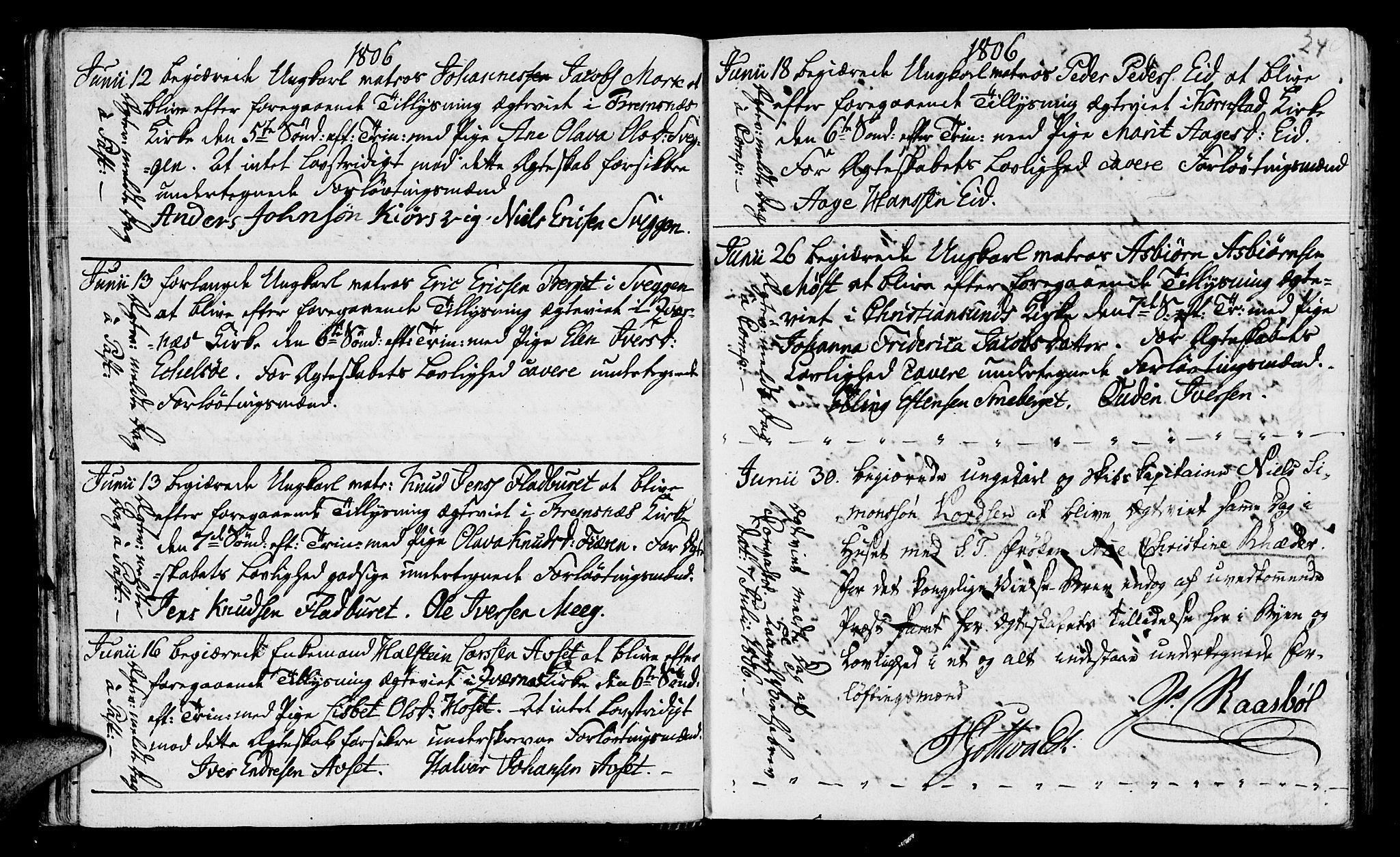 Ministerialprotokoller, klokkerbøker og fødselsregistre - Møre og Romsdal, AV/SAT-A-1454/568/L0795: Ministerialbok nr. 568A04, 1802-1845, s. 24