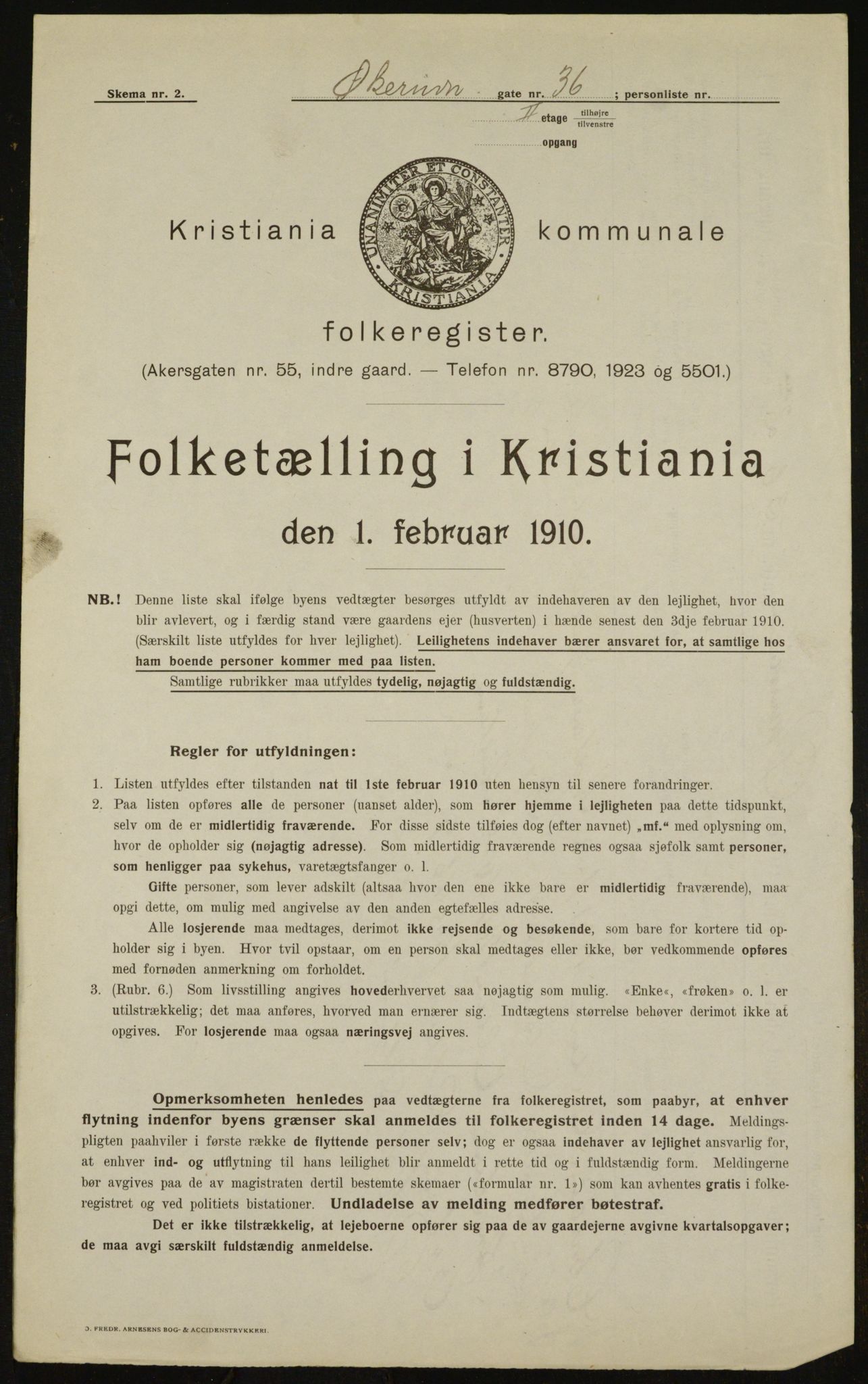 OBA, Kommunal folketelling 1.2.1910 for Kristiania, 1910, s. 122242