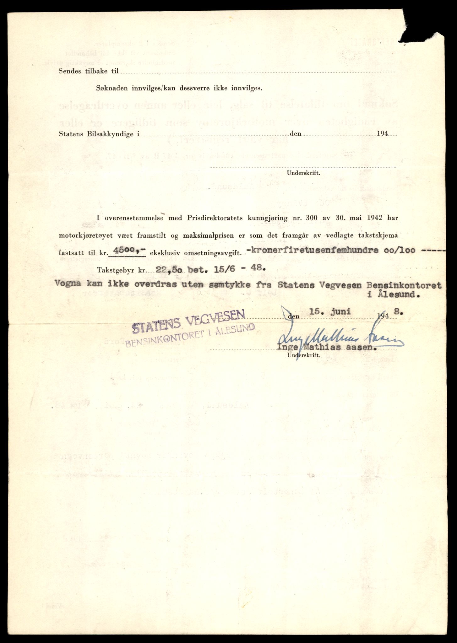 Møre og Romsdal vegkontor - Ålesund trafikkstasjon, AV/SAT-A-4099/F/Fe/L0049: Registreringskort for kjøretøy T 14864 - T 18613, 1927-1998, s. 706