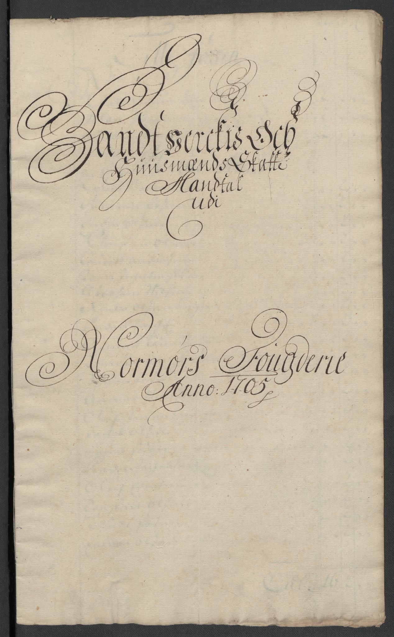 Rentekammeret inntil 1814, Reviderte regnskaper, Fogderegnskap, RA/EA-4092/R56/L3741: Fogderegnskap Nordmøre, 1705, s. 77