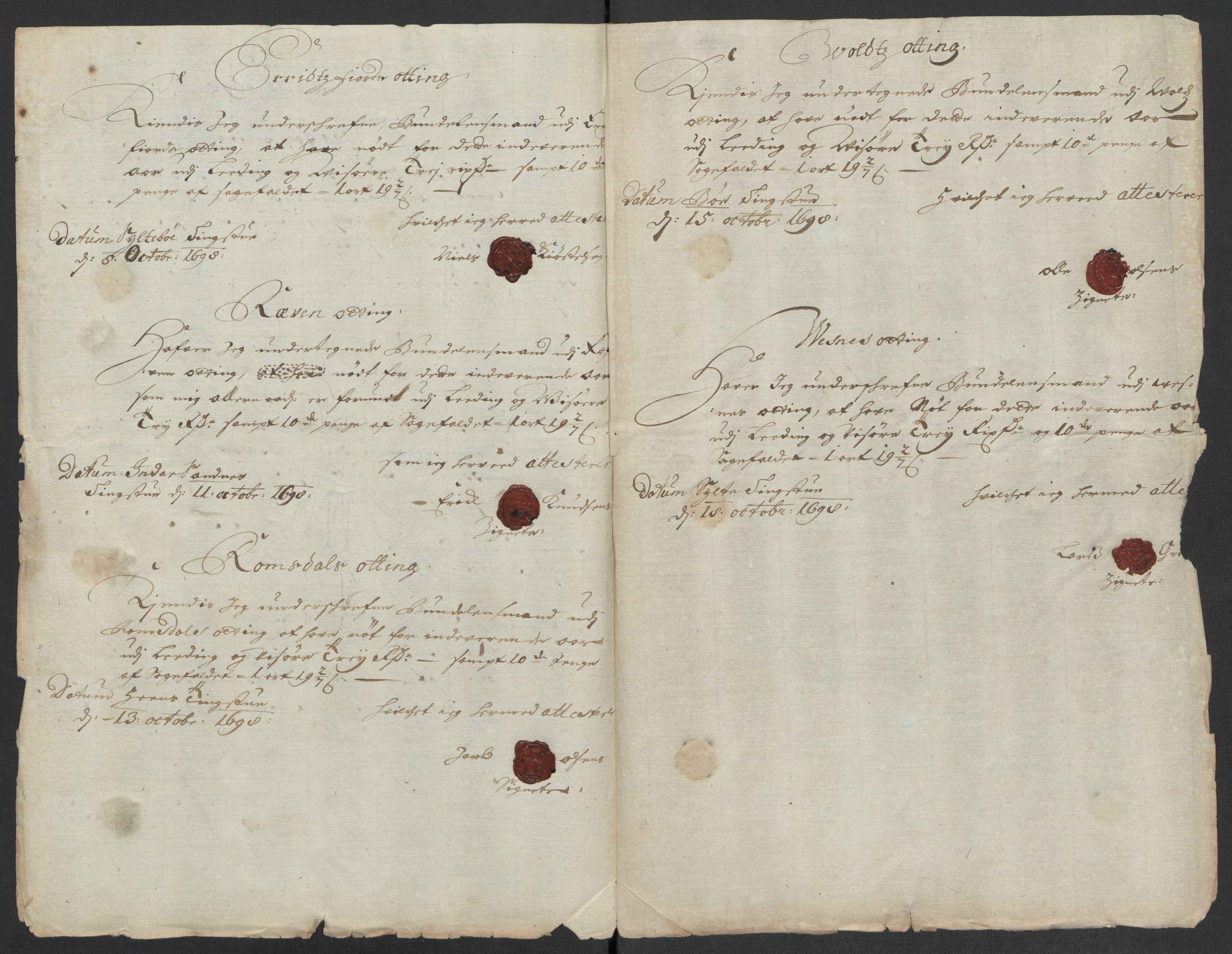 Rentekammeret inntil 1814, Reviderte regnskaper, Fogderegnskap, AV/RA-EA-4092/R55/L3653: Fogderegnskap Romsdal, 1697-1698, s. 387