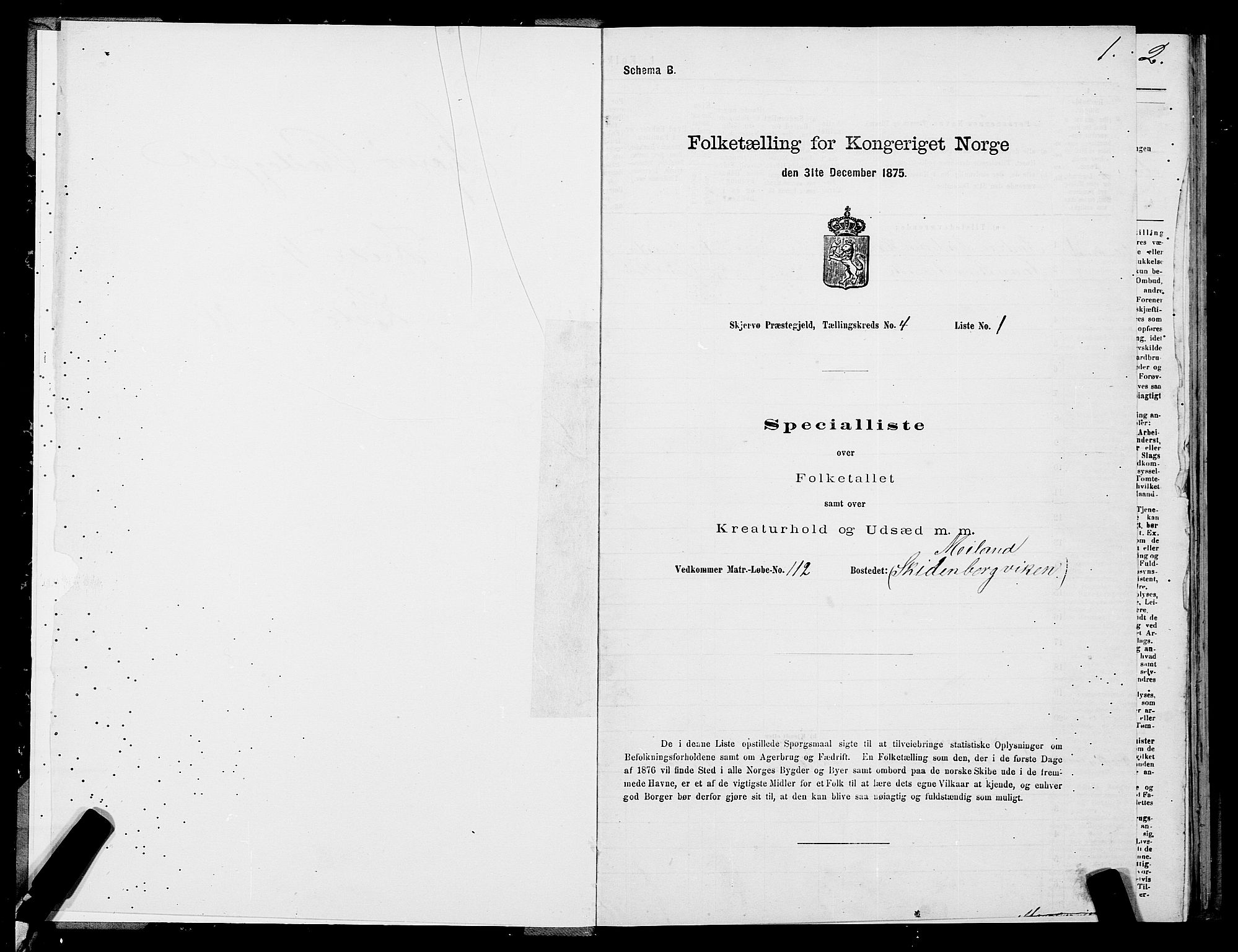 SATØ, Folketelling 1875 for 1941P Skjervøy prestegjeld, 1875, s. 3001
