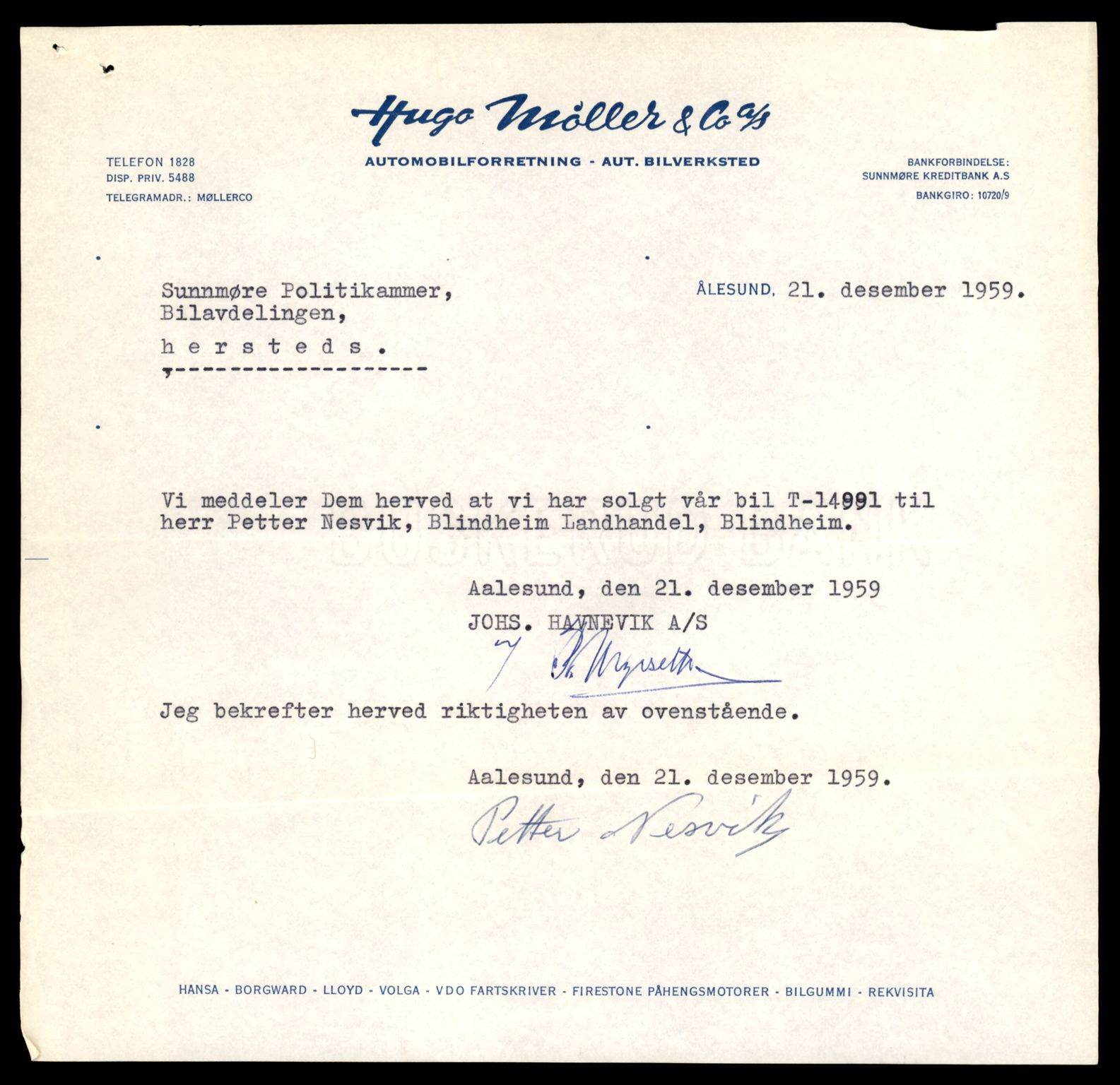 Møre og Romsdal vegkontor - Ålesund trafikkstasjon, AV/SAT-A-4099/F/Fe/L0049: Registreringskort for kjøretøy T 14864 - T 18613, 1927-1998, s. 3055
