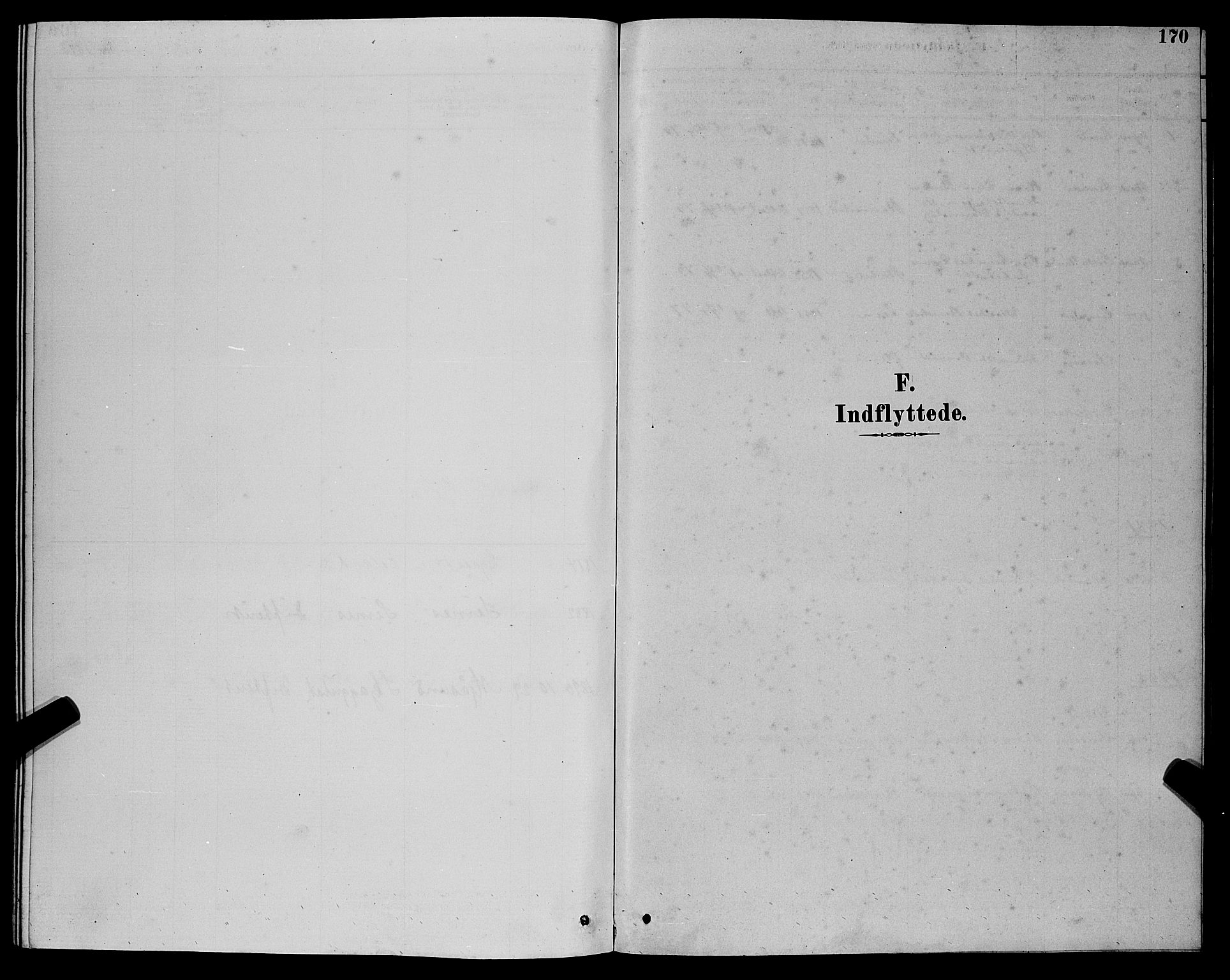 Bakke sokneprestkontor, SAK/1111-0002/F/Fb/Fba/L0002: Klokkerbok nr. B 2, 1879-1893, s. 170