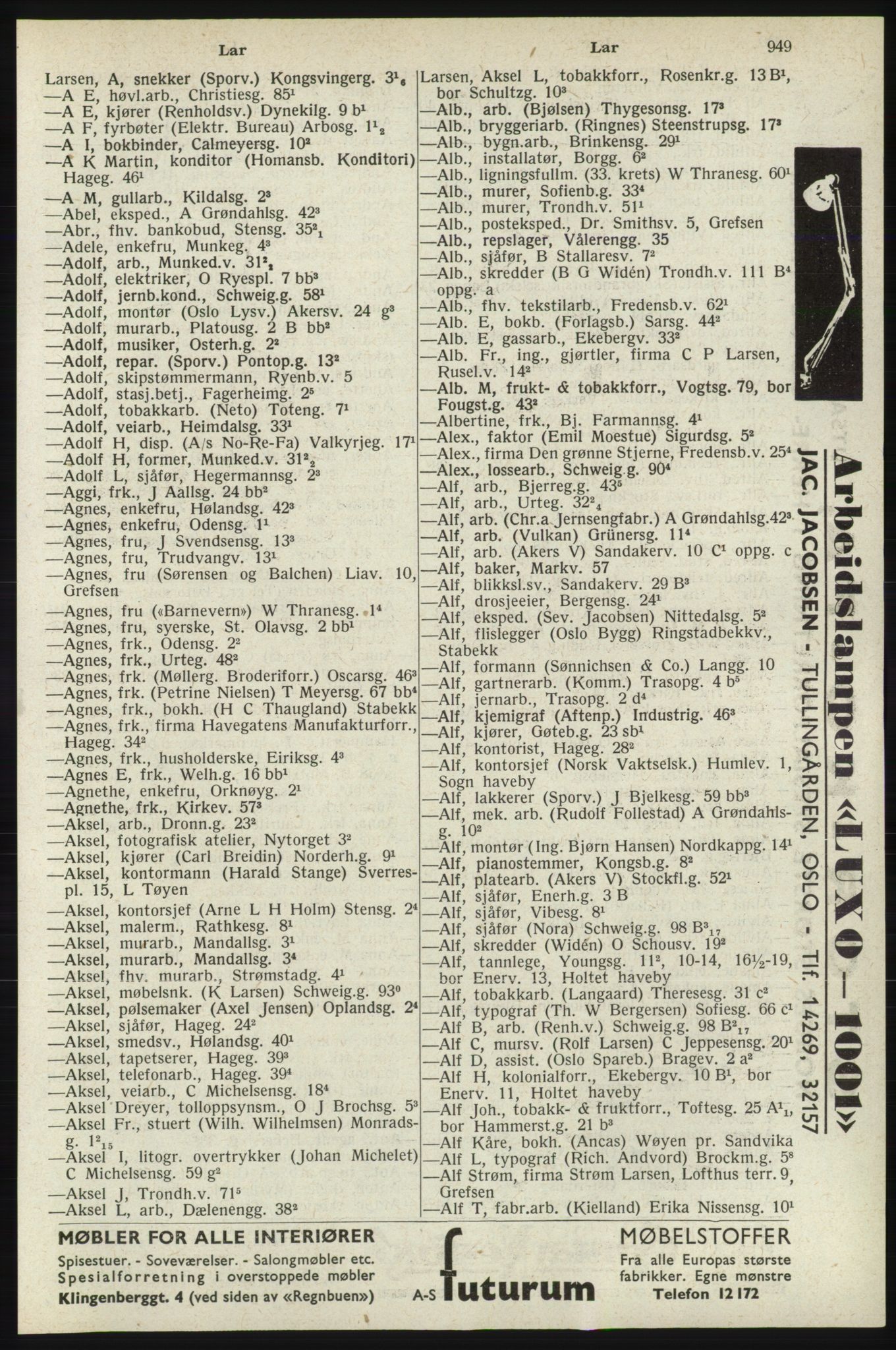 Kristiania/Oslo adressebok, PUBL/-, 1940, s. 967