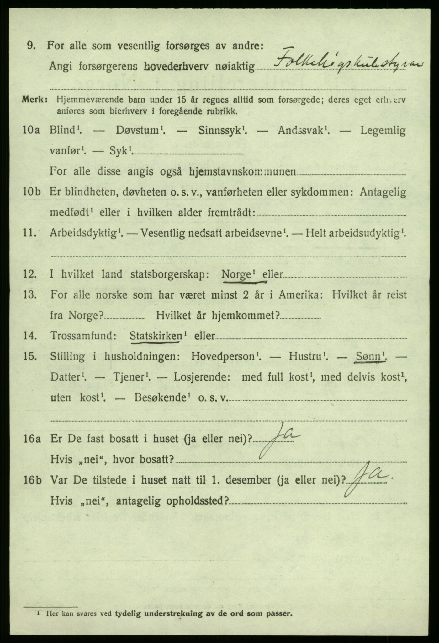 SAB, Folketelling 1920 for 1420 Sogndal herred, 1920, s. 2376