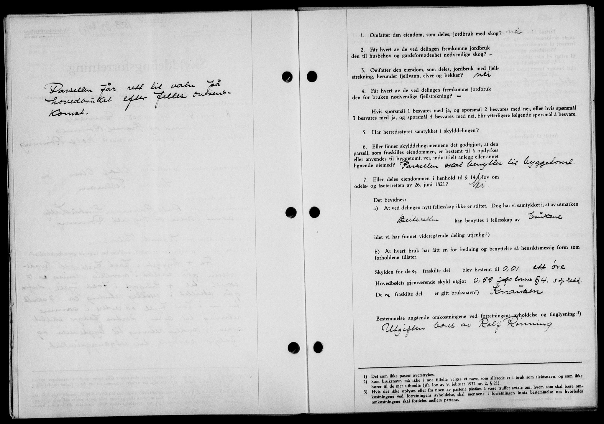 Lofoten sorenskriveri, SAT/A-0017/1/2/2C/L0006a: Pantebok nr. 6a, 1939-1939, Dagboknr: 1533/1939