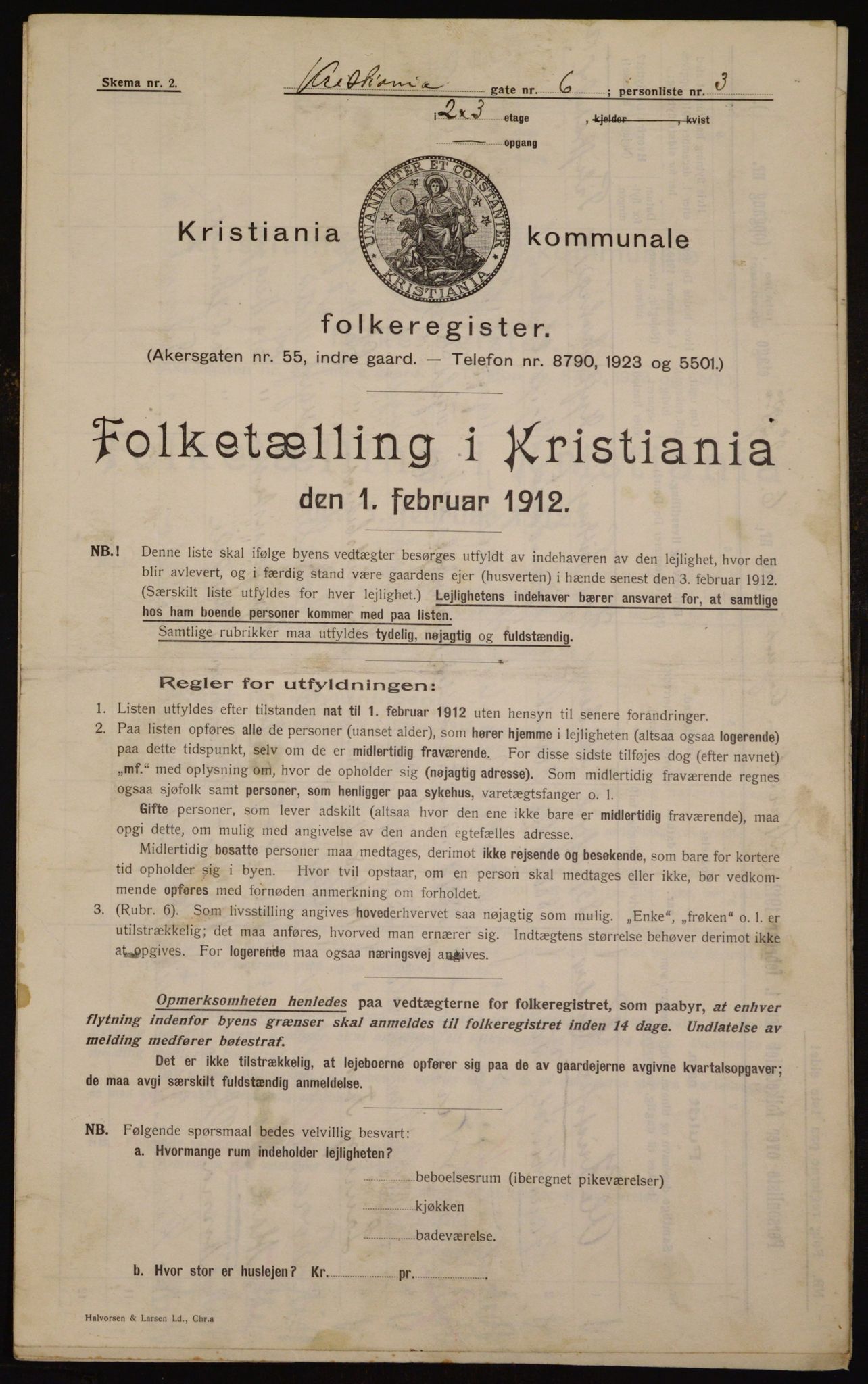 OBA, Kommunal folketelling 1.2.1912 for Kristiania, 1912, s. 54221