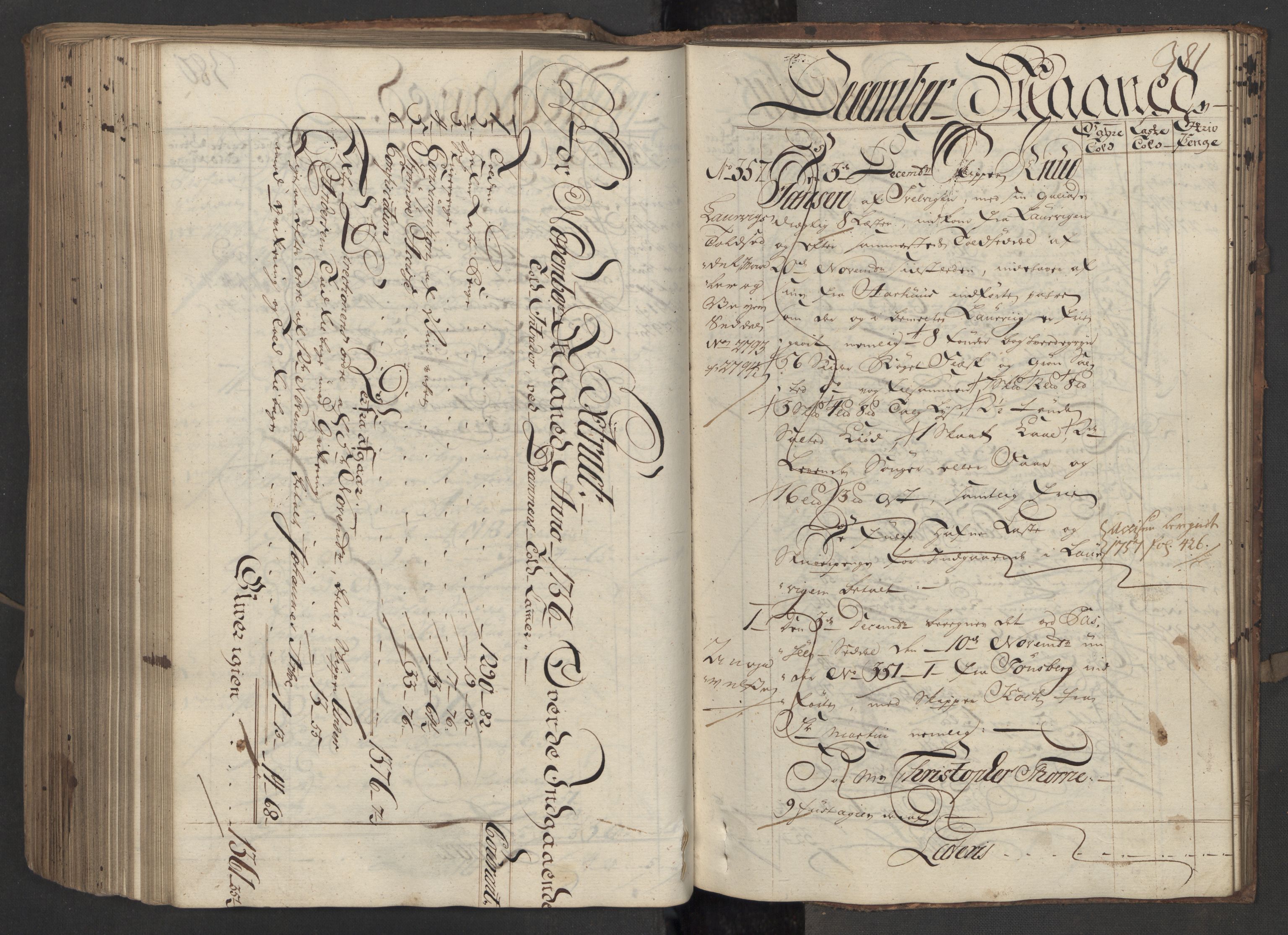 Generaltollkammeret, tollregnskaper, AV/RA-EA-5490/R08/L0034/0001: Tollregnskaper Drammen / Inngående hovedtollbok, 1756, s. 380b-381a