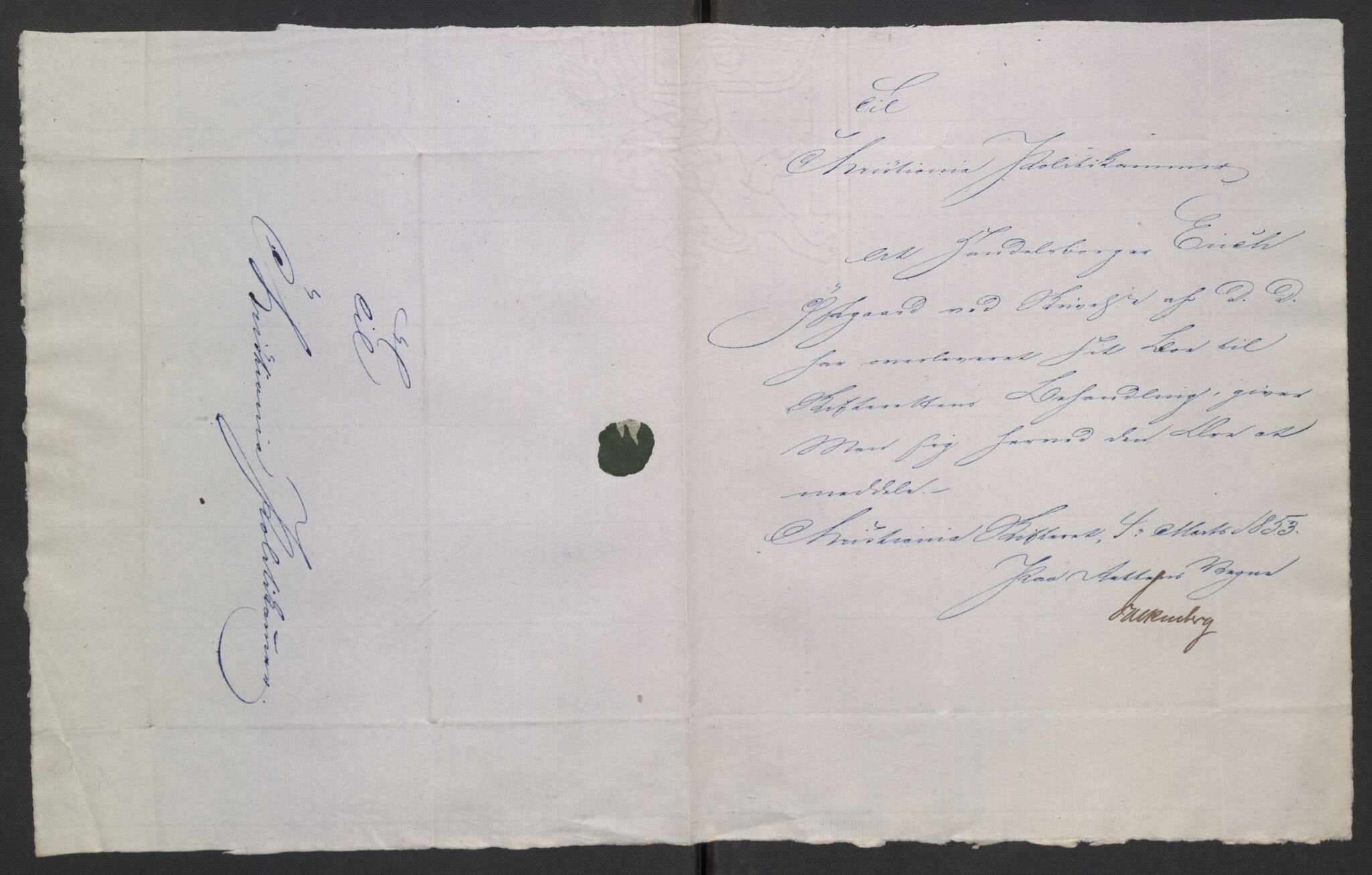 Oslo politidistrikt, AV/SAO-A-10085/E/Ee/Eed/L0002: Passforbud, 1844-1858