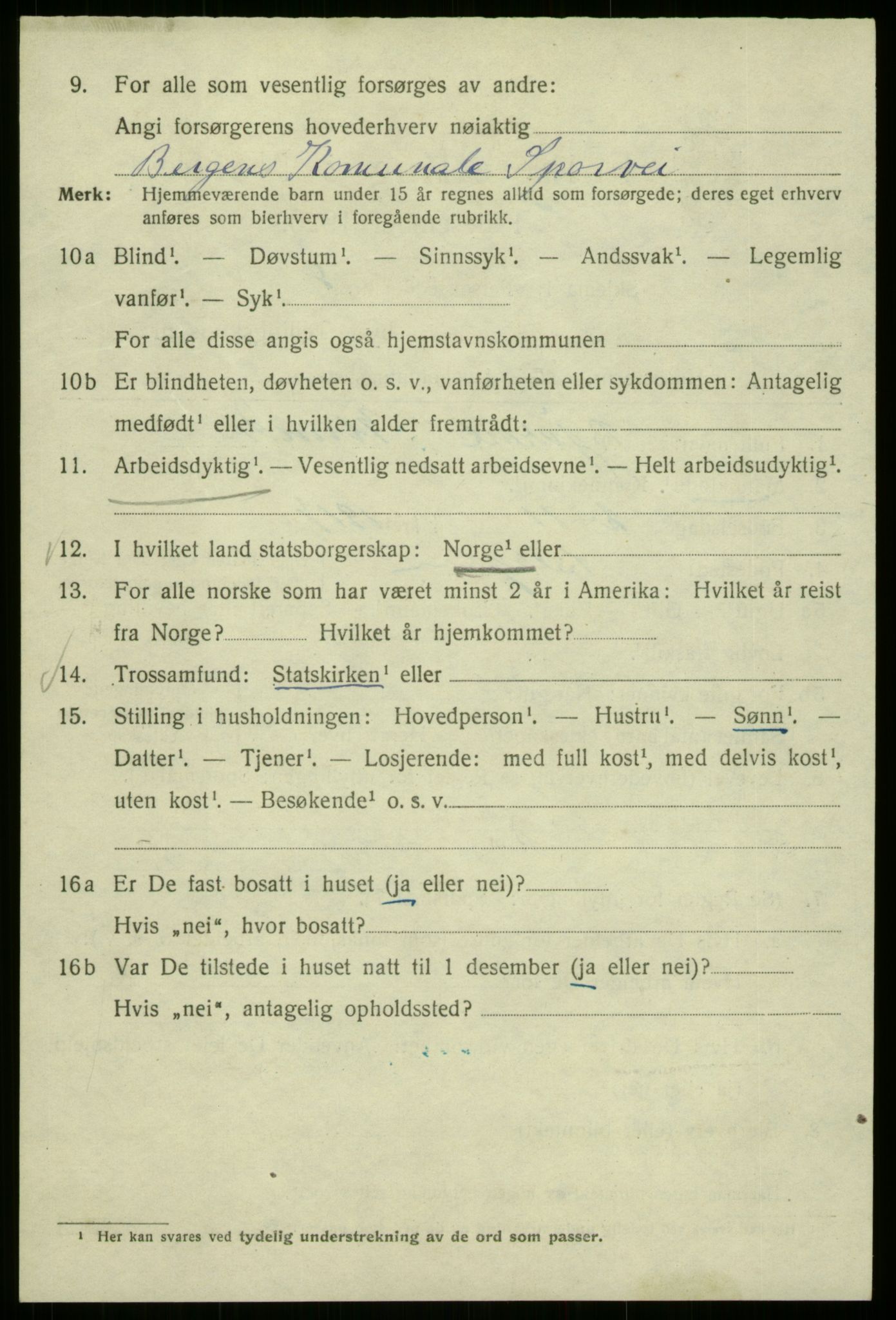 SAB, Folketelling 1920 for 1301 Bergen kjøpstad, 1920, s. 190295