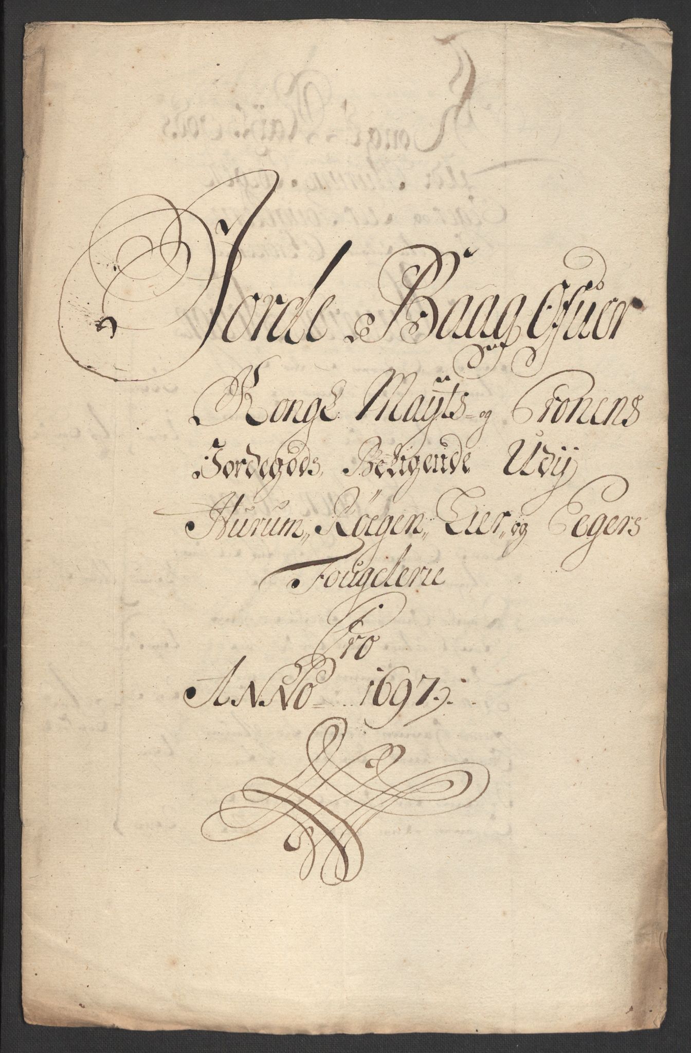 Rentekammeret inntil 1814, Reviderte regnskaper, Fogderegnskap, AV/RA-EA-4092/R30/L1695: Fogderegnskap Hurum, Røyken, Eiker og Lier, 1697, s. 13