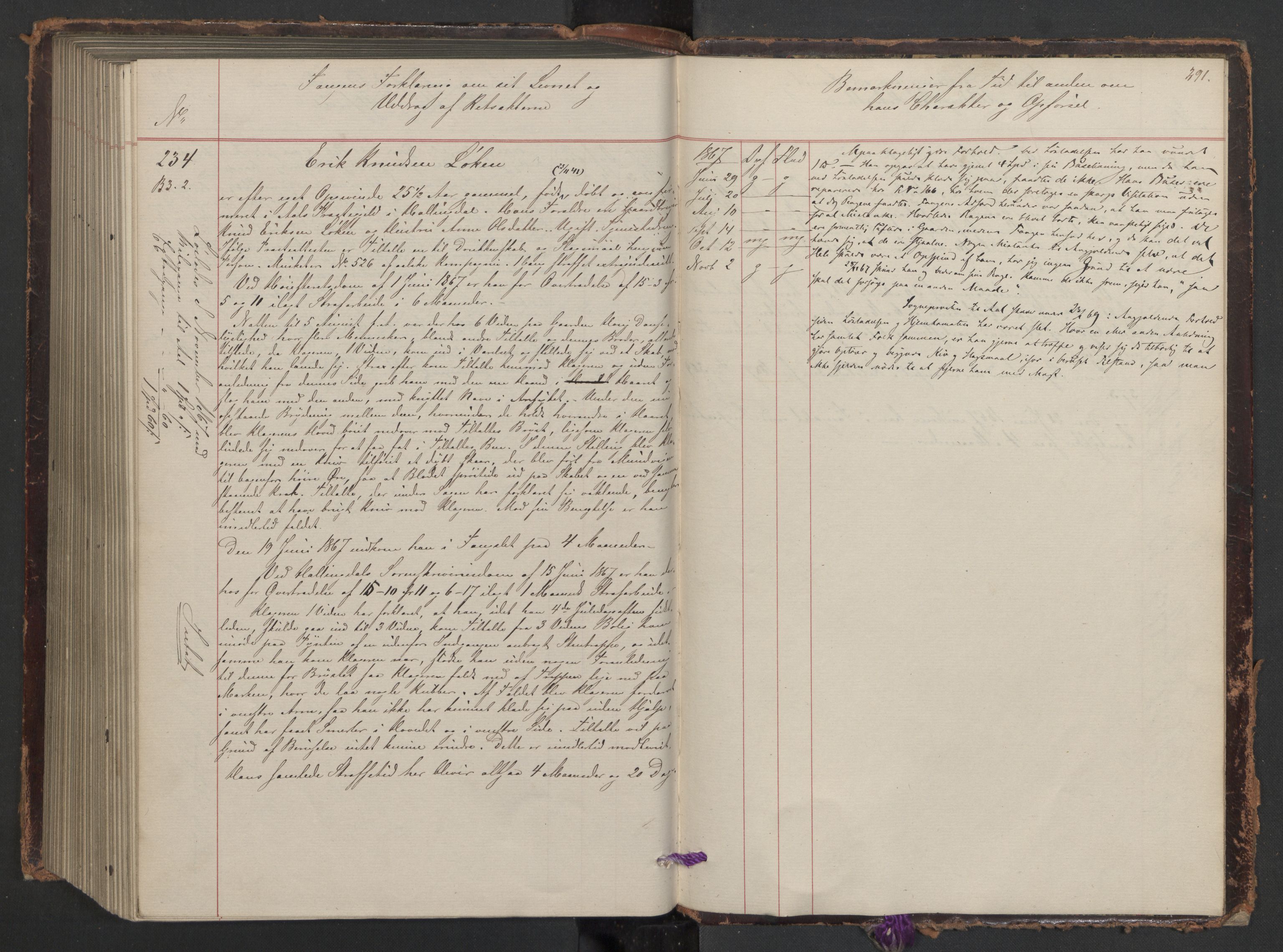 Botsfengslet, AV/RA-S-1539/D/Db/Dbb/L0010: 917c - 235d, 1865-1867, s. 291