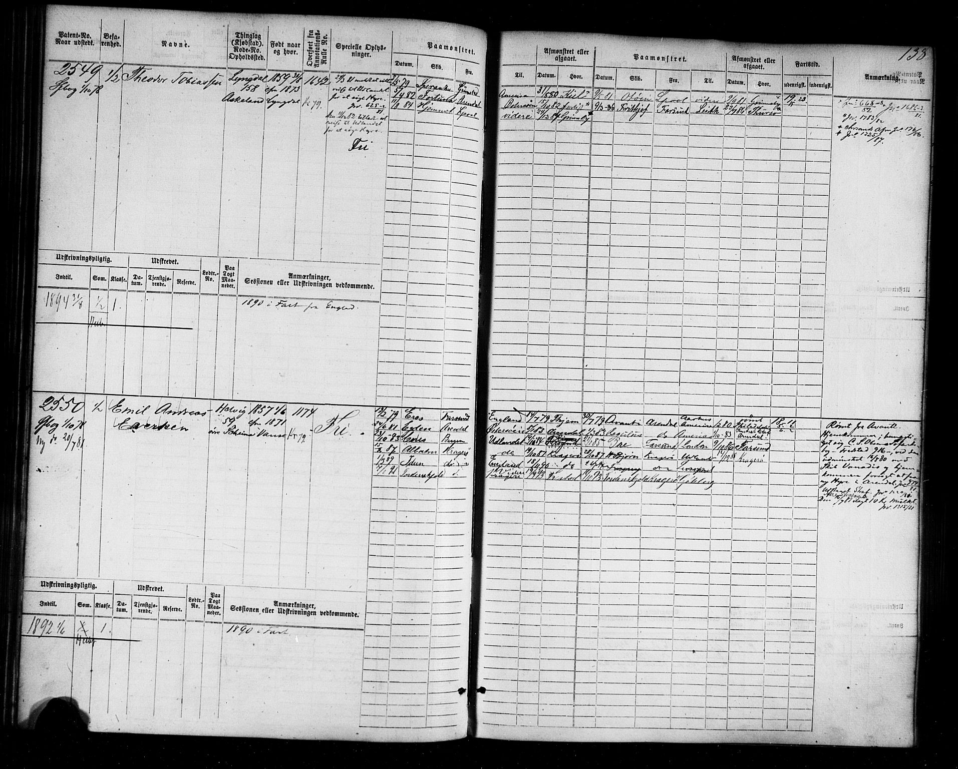 Farsund mønstringskrets, AV/SAK-2031-0017/F/Fb/L0004: Hovedrulle nr 2275-3040, M-7, 1875-1915, s. 140